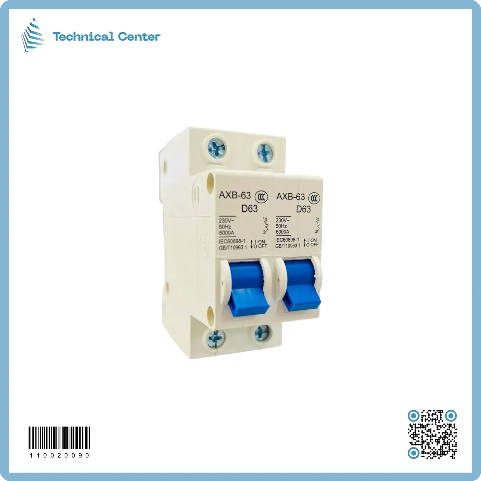 جوزة فولتاج ثنائية (63A)