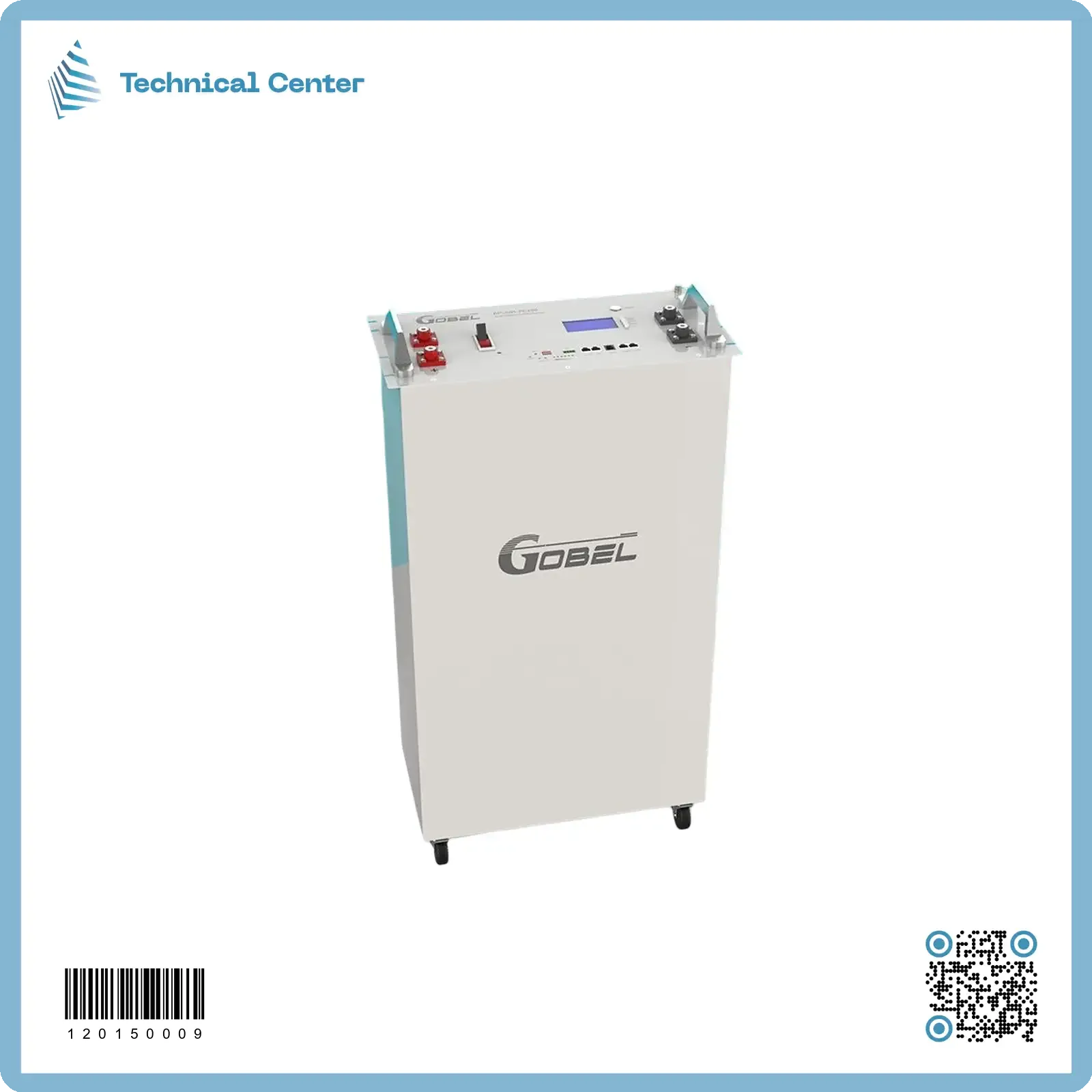 بطارية ليثيوم  (51.2VDC-300AH)(15kw)