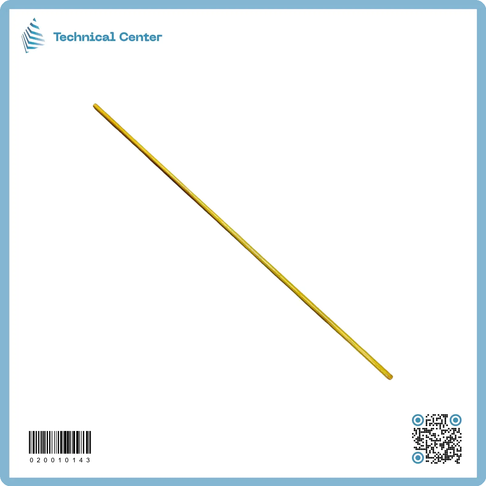 قصبة فايبركلاس اصفر(10mmX14mmX1mX125gr)- متر -