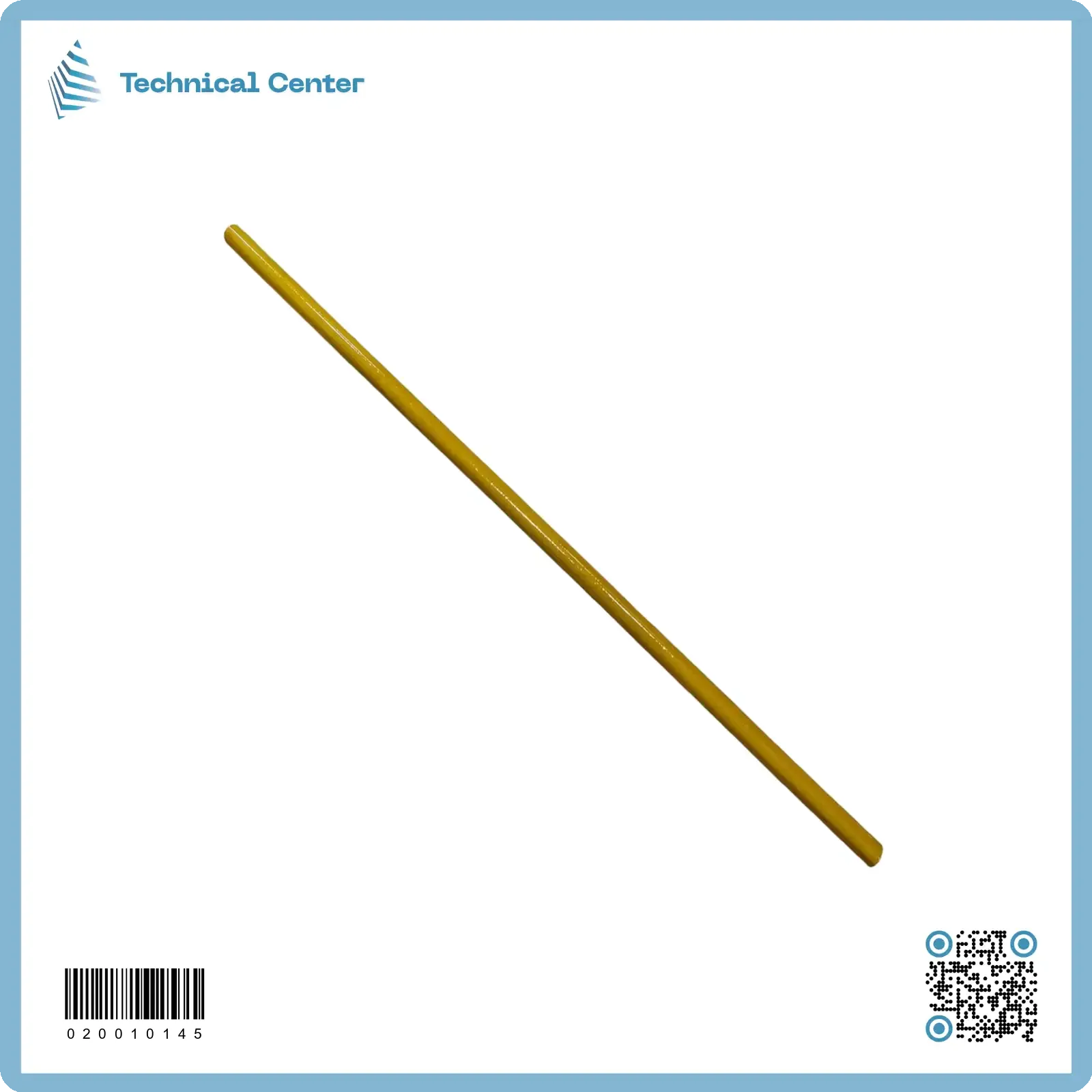 قصبة فايبركلاس اصفر(20mmX25mmX1mX250gr)-  متر -