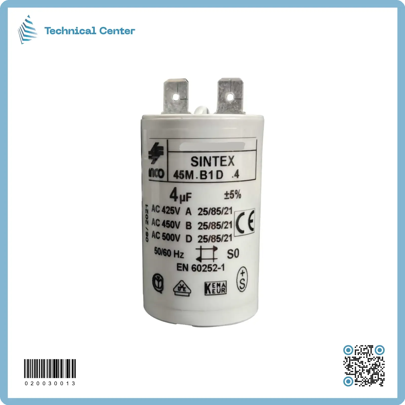 (4 µf-450V)متسعة تشغيل كلبس