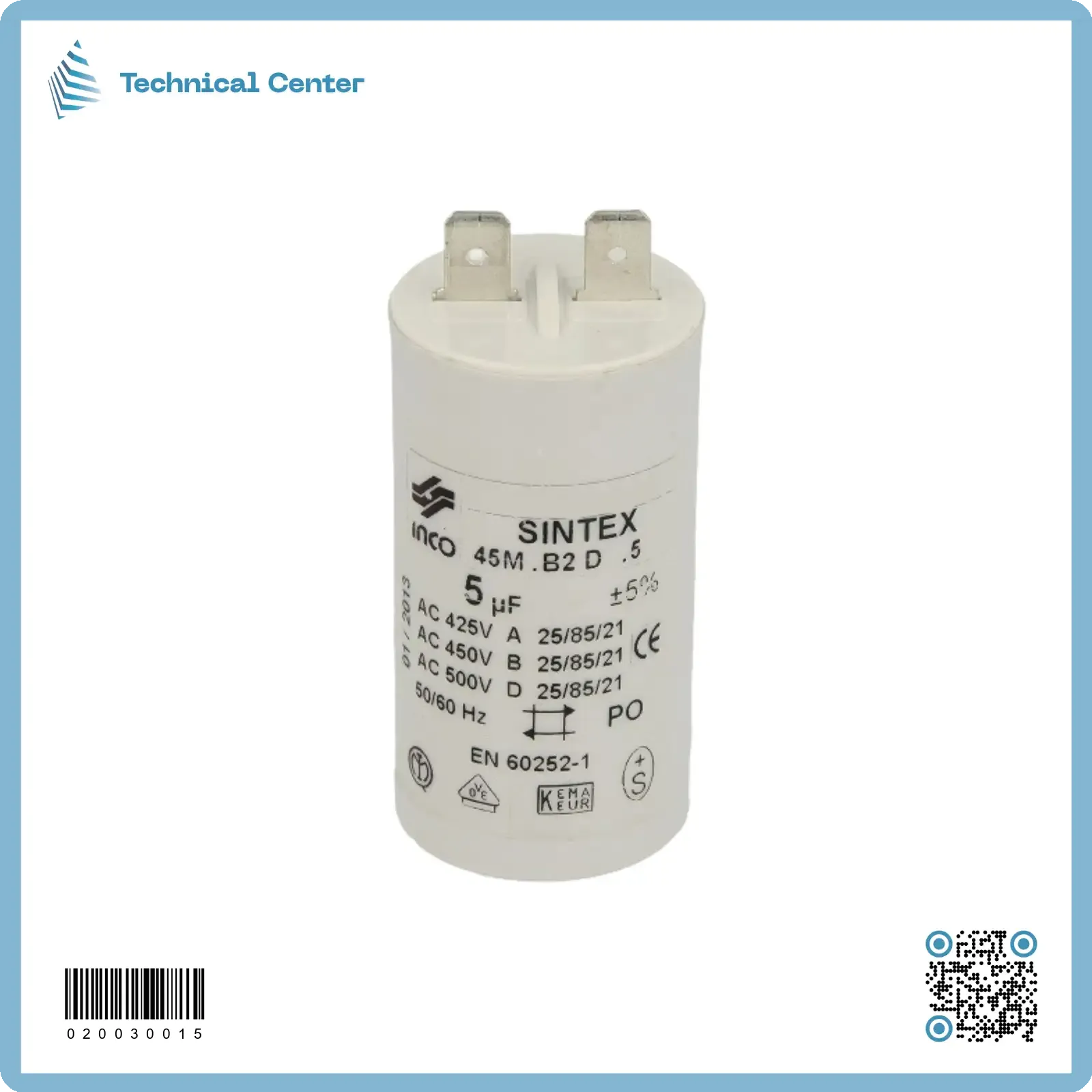 (5 µf-450V)متسعة تشغيل كلبس