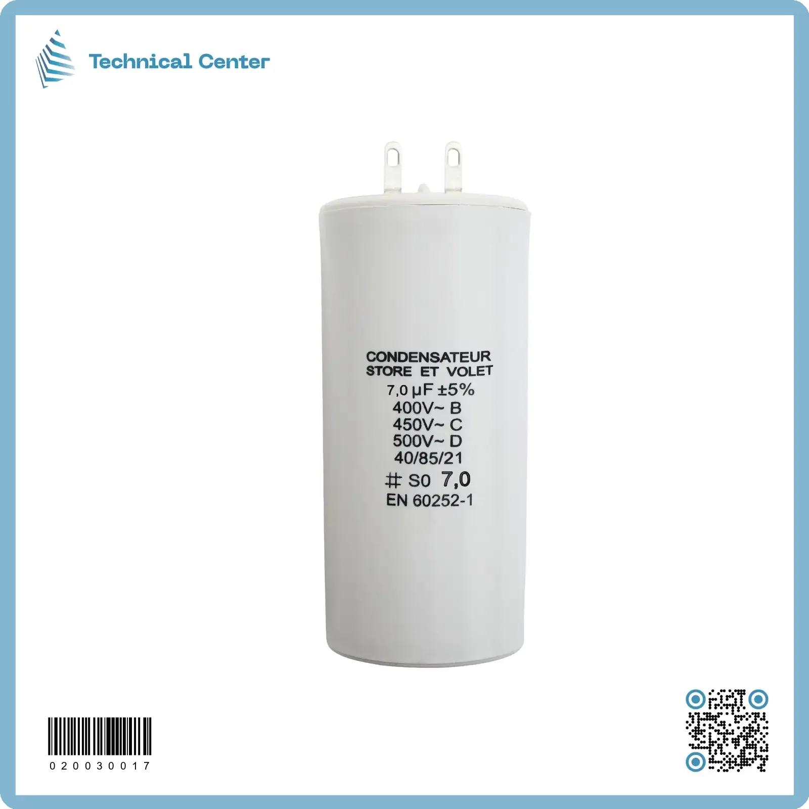 (7 µf-450V)ممتسعة تشغيل كلبس