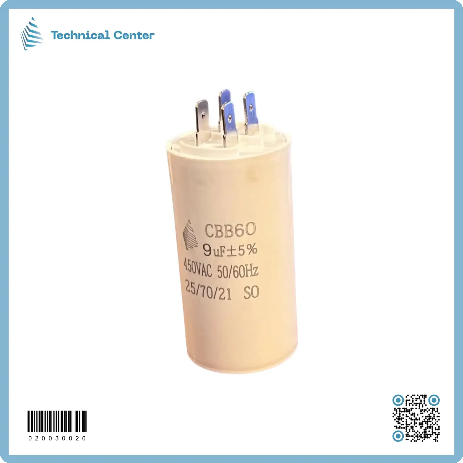 (9 µf-450V)متسعة تشغيل كلبس