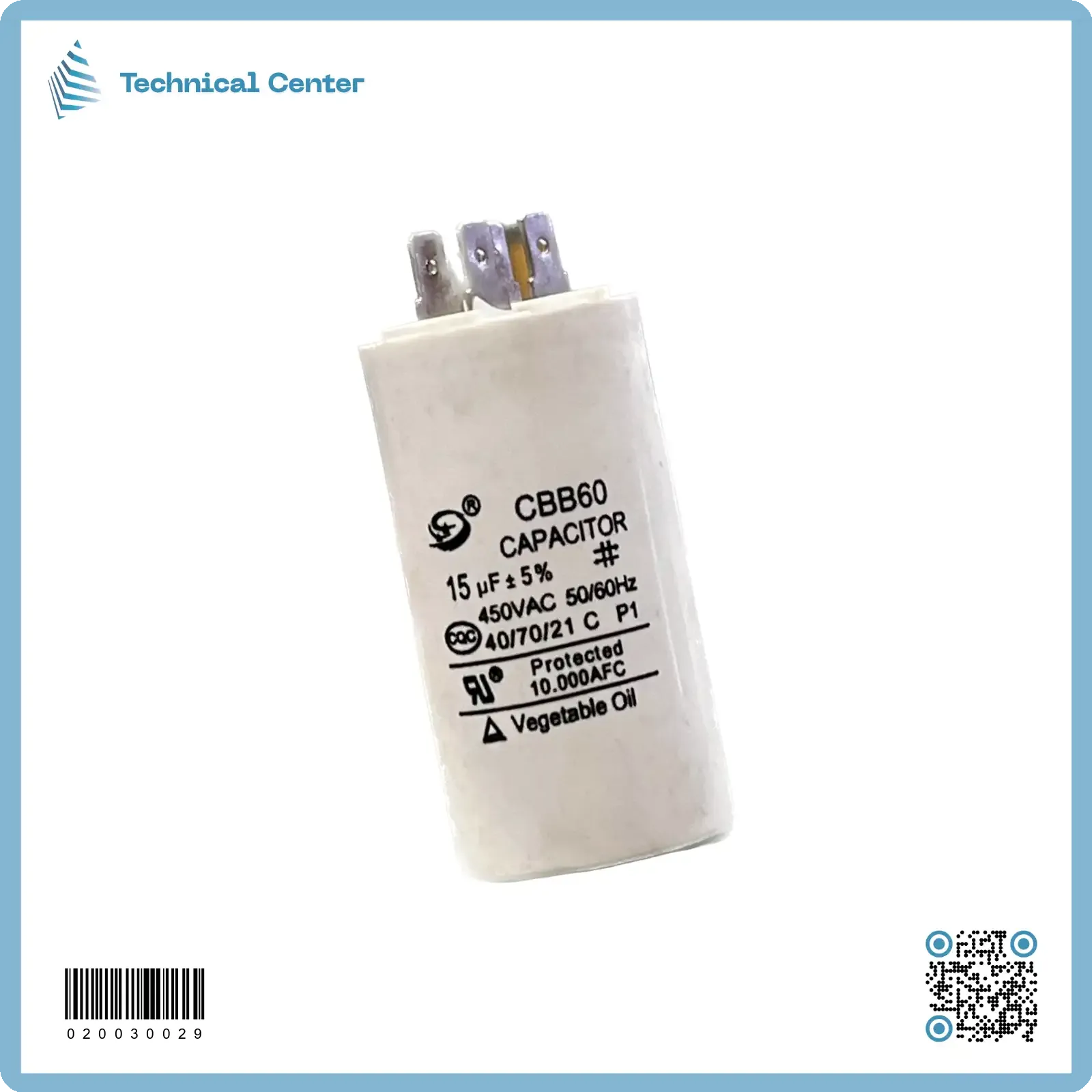 (15 µf-450V)متسعة تشغيل كلبس