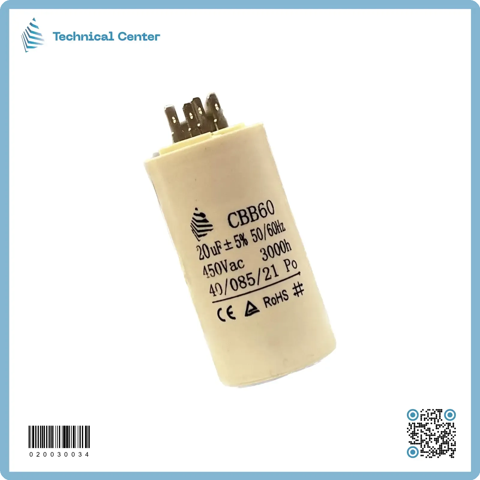 (20 µf-450V)متسعة تشغيل كلبس