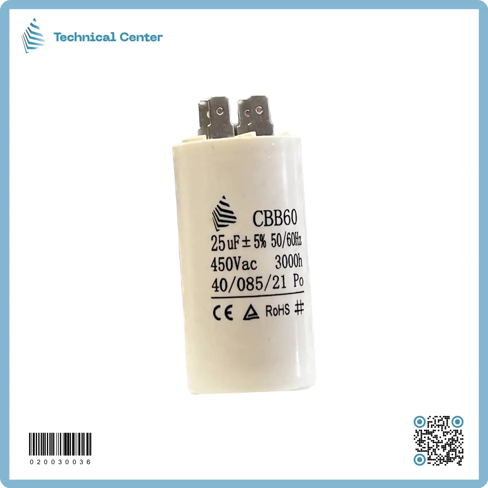 (25 µf-450V)متسعة تشغيل كلبس