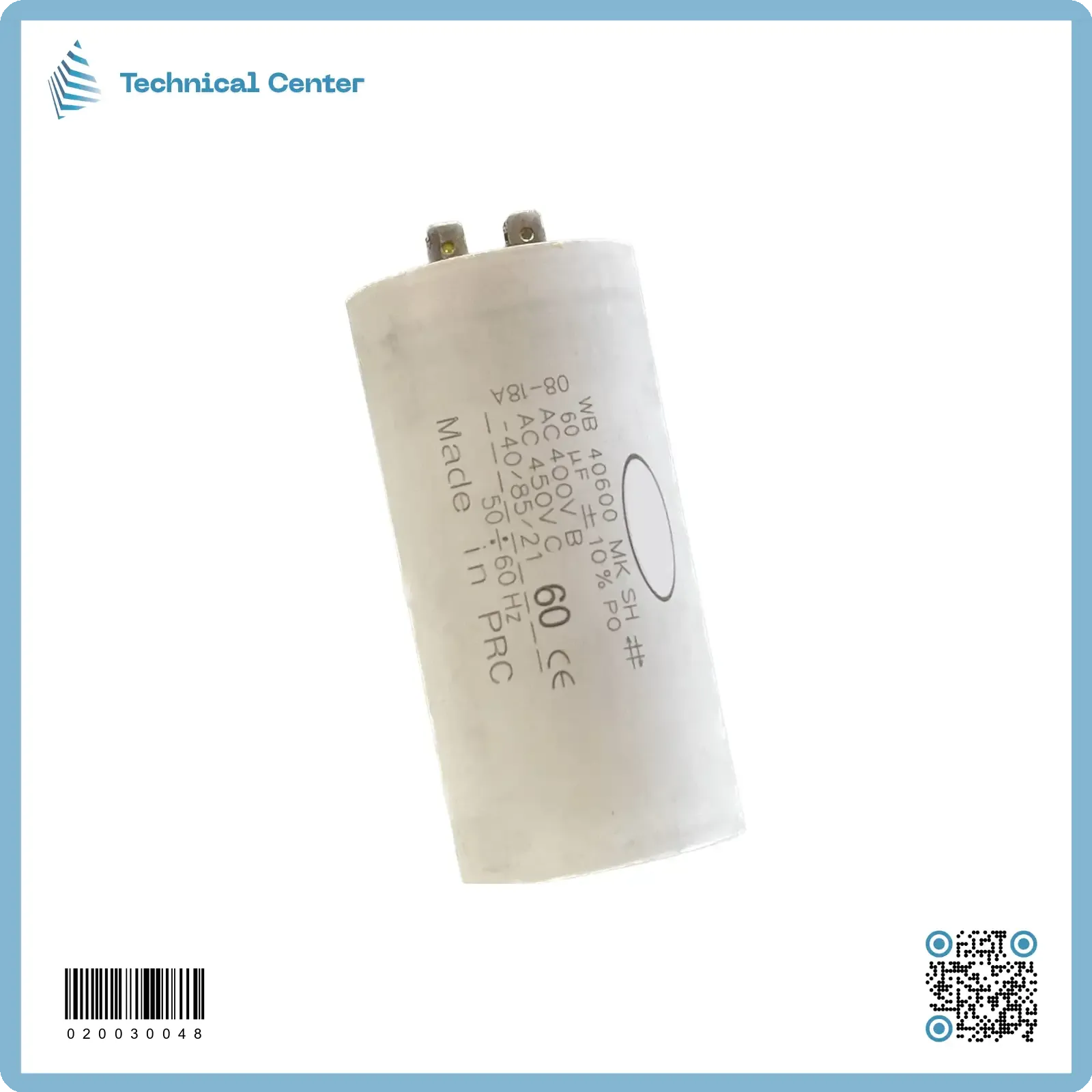 (60 µf-450V)متسعة تشغيل كلبس