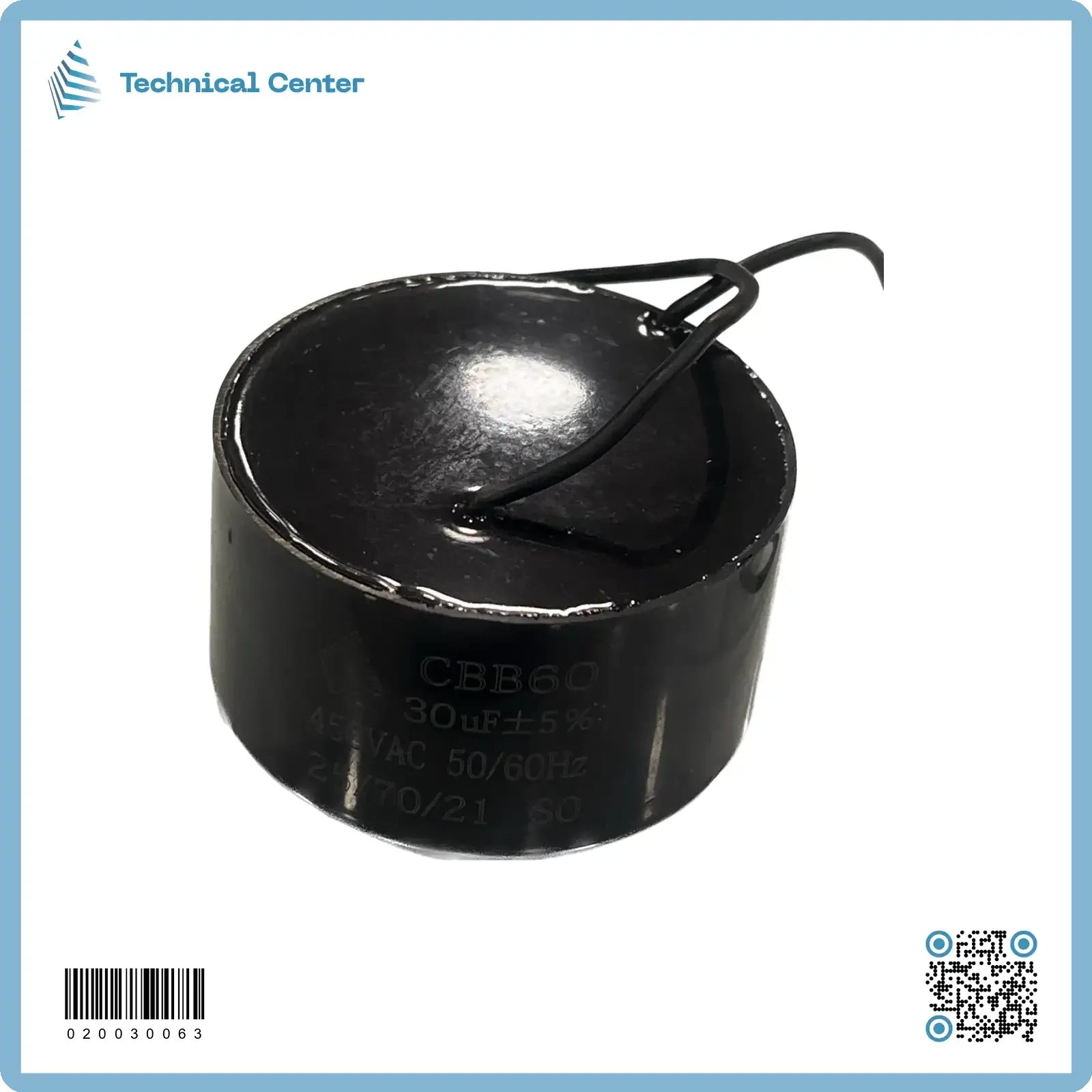 (30 µf-450V)متسعة غطاس واير