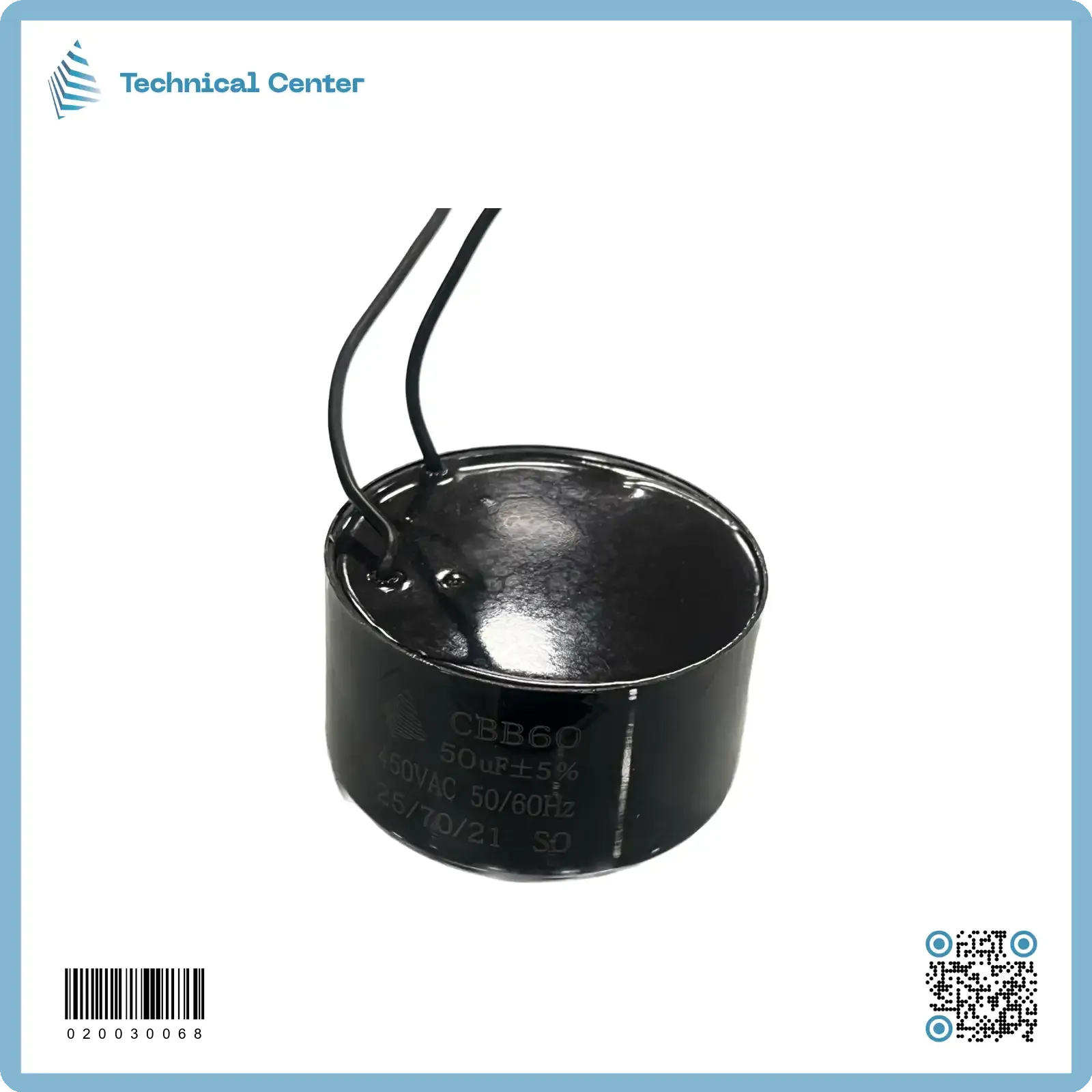 (50 µf-450V)متسعة غطاس واير