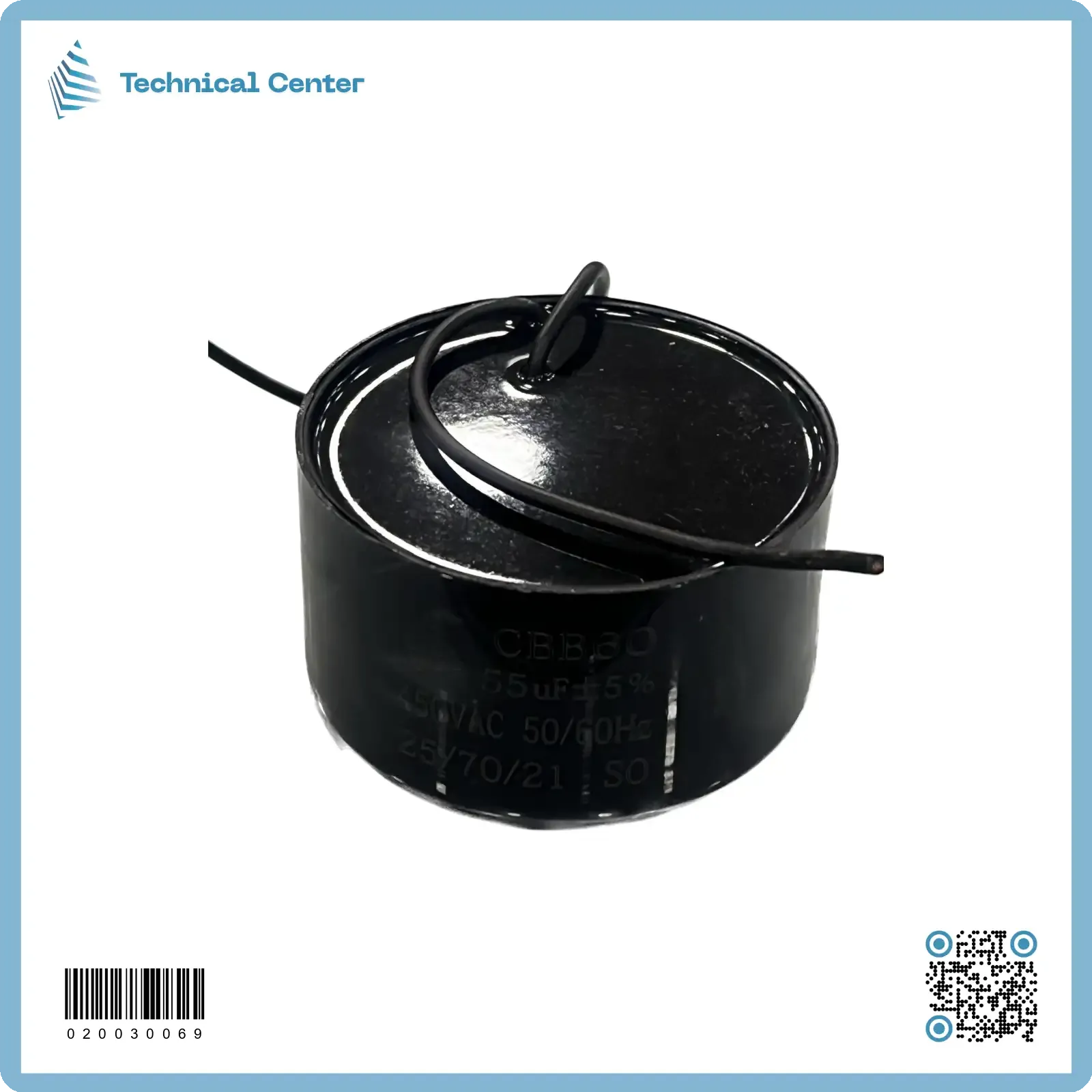 (55 µf-450V)متسعة غطاس واير