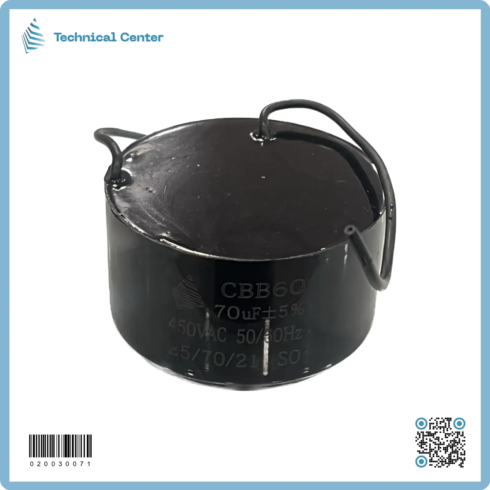 (70 µf-450V)متسعة غطاس واير