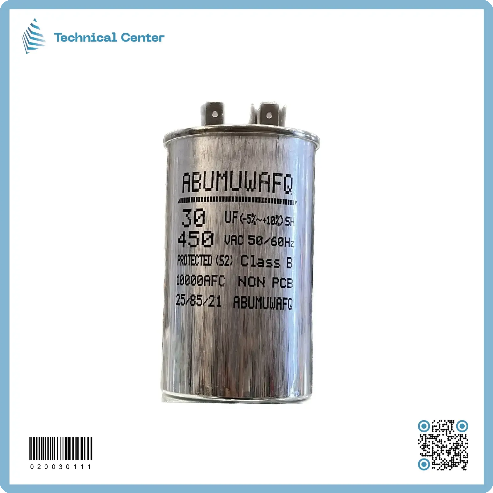 ( 30 µf-450V)متسعة زيتية