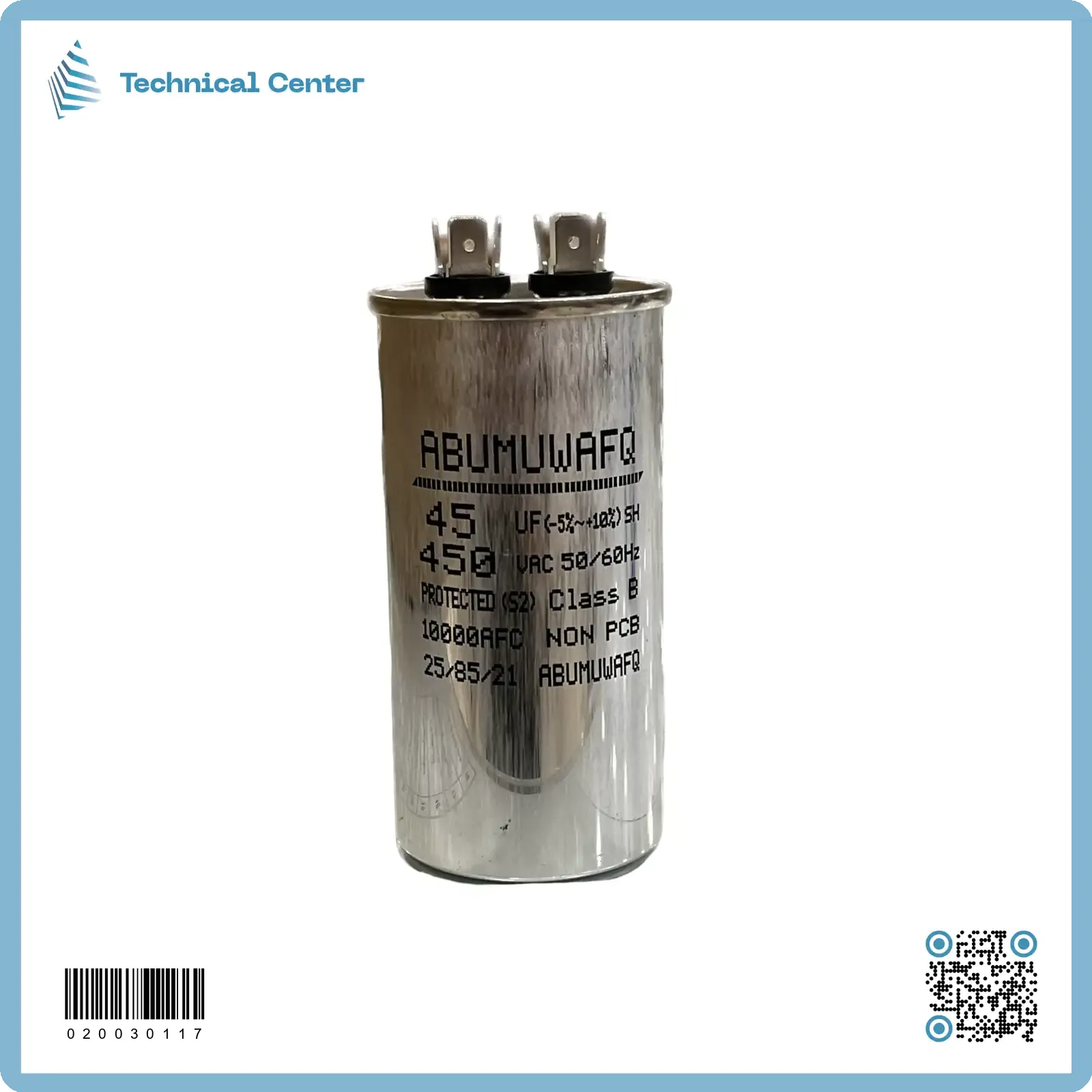 (45 µf-450V)متسعة زيتية