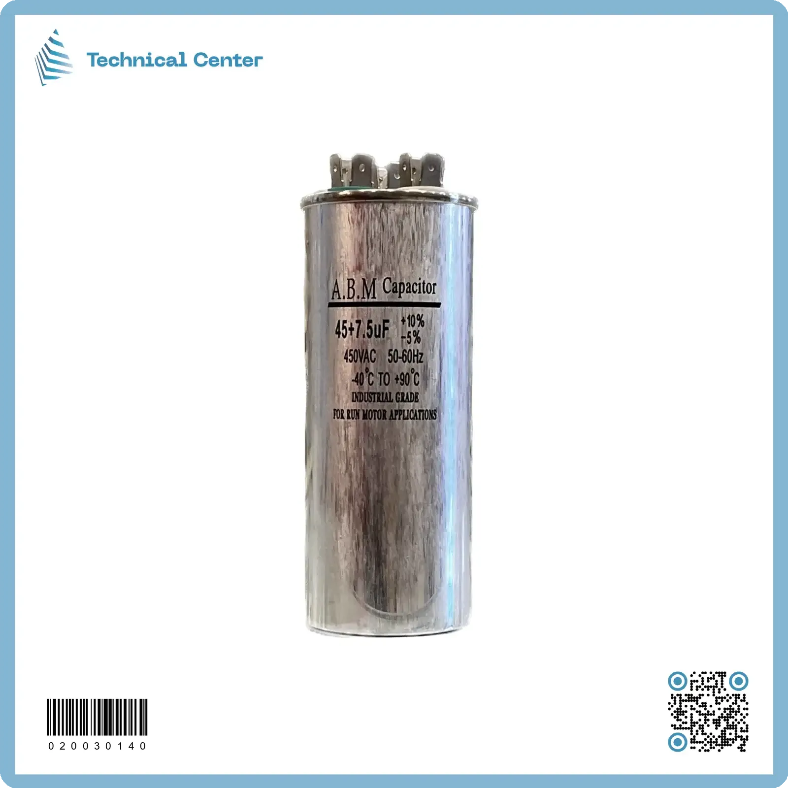 (45+7.5) µf (450V)متسعة زيتية 3 اقطاب