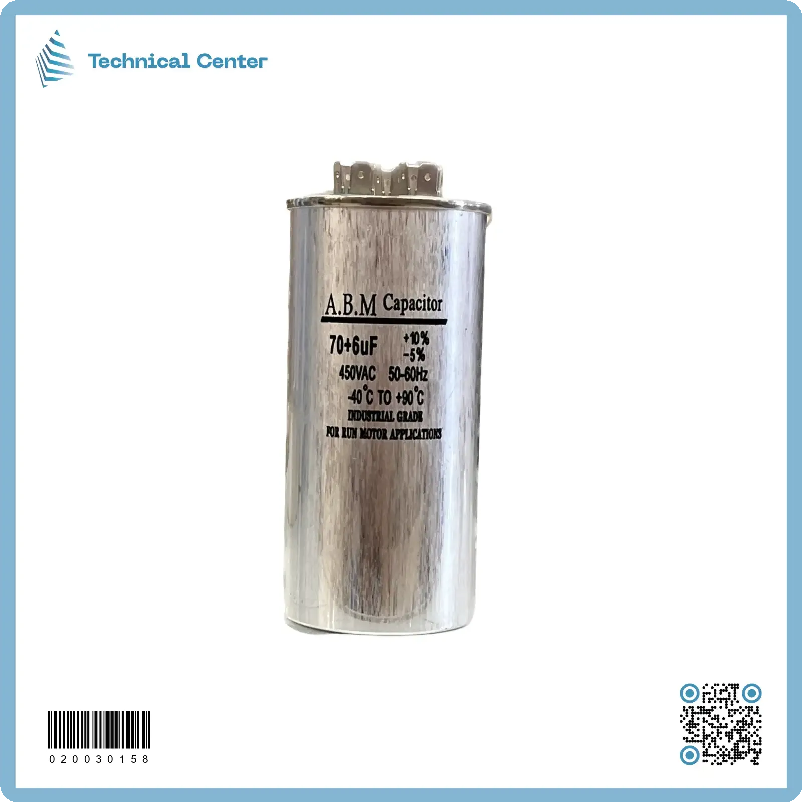 (70+6) µf (450V)متسعة زيتية  3 اقطاب