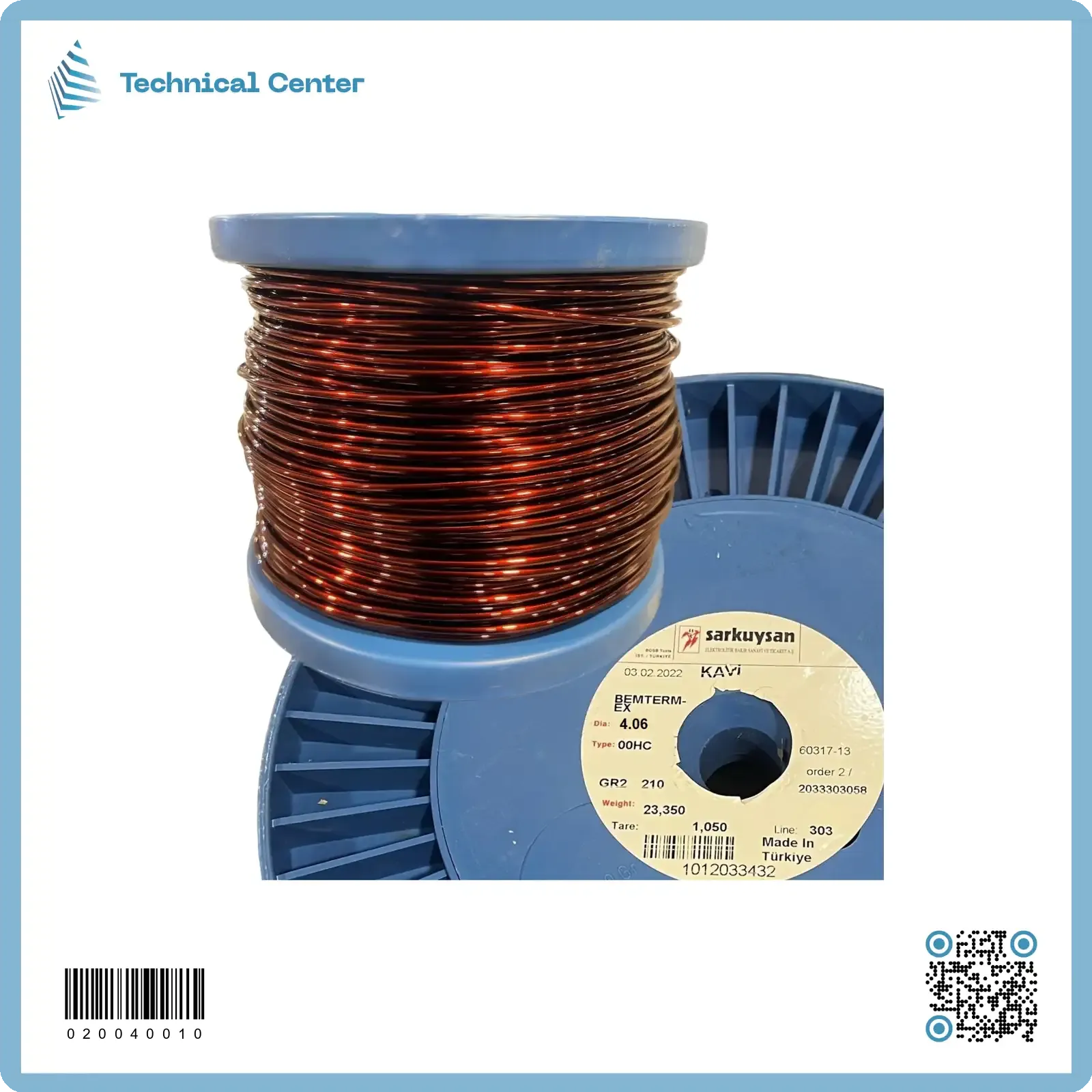 سلك نحاس مورنش  (كيج 8 = 4.06mm)