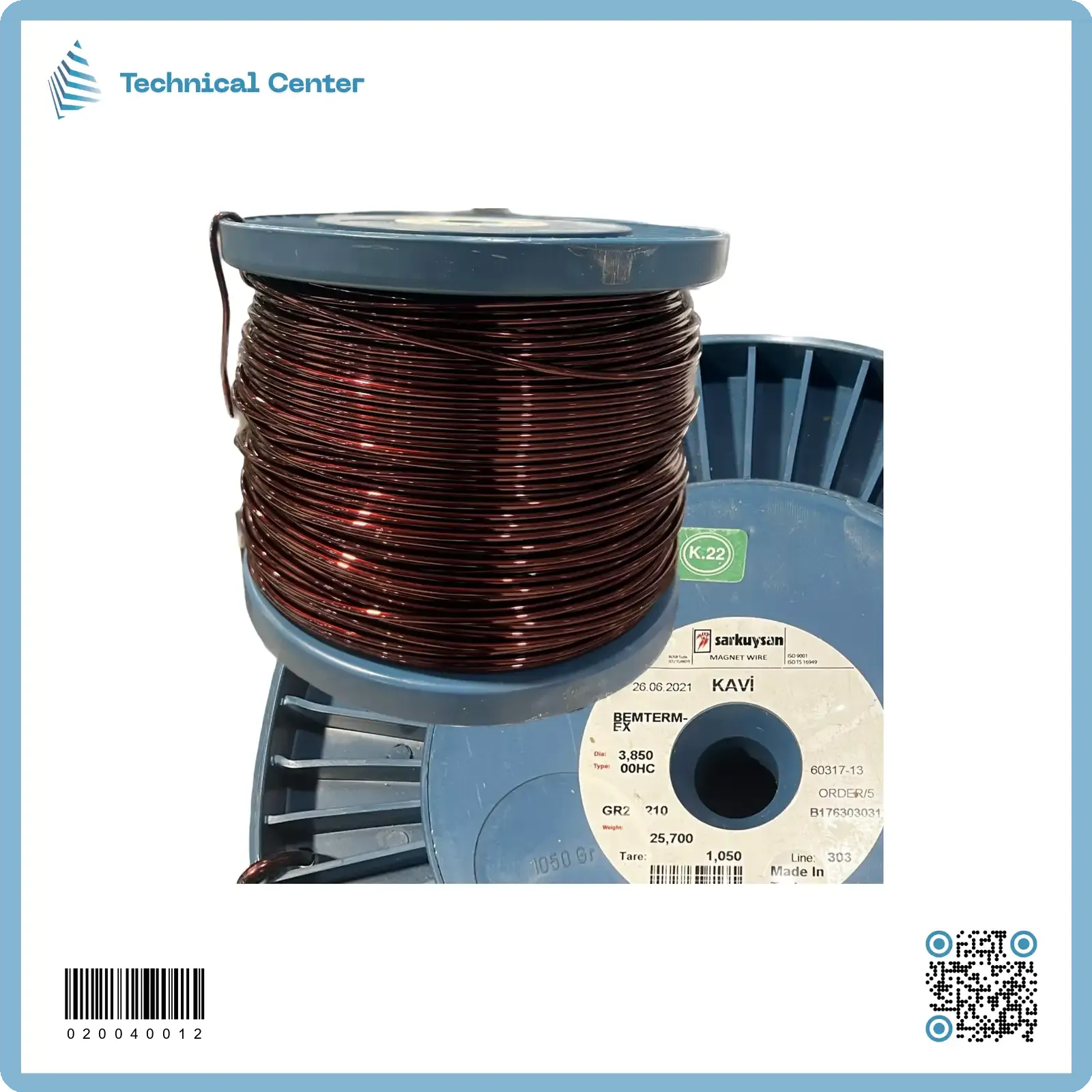 سلك نحاس مورنش (كيج 8.5 = 3.85mm)