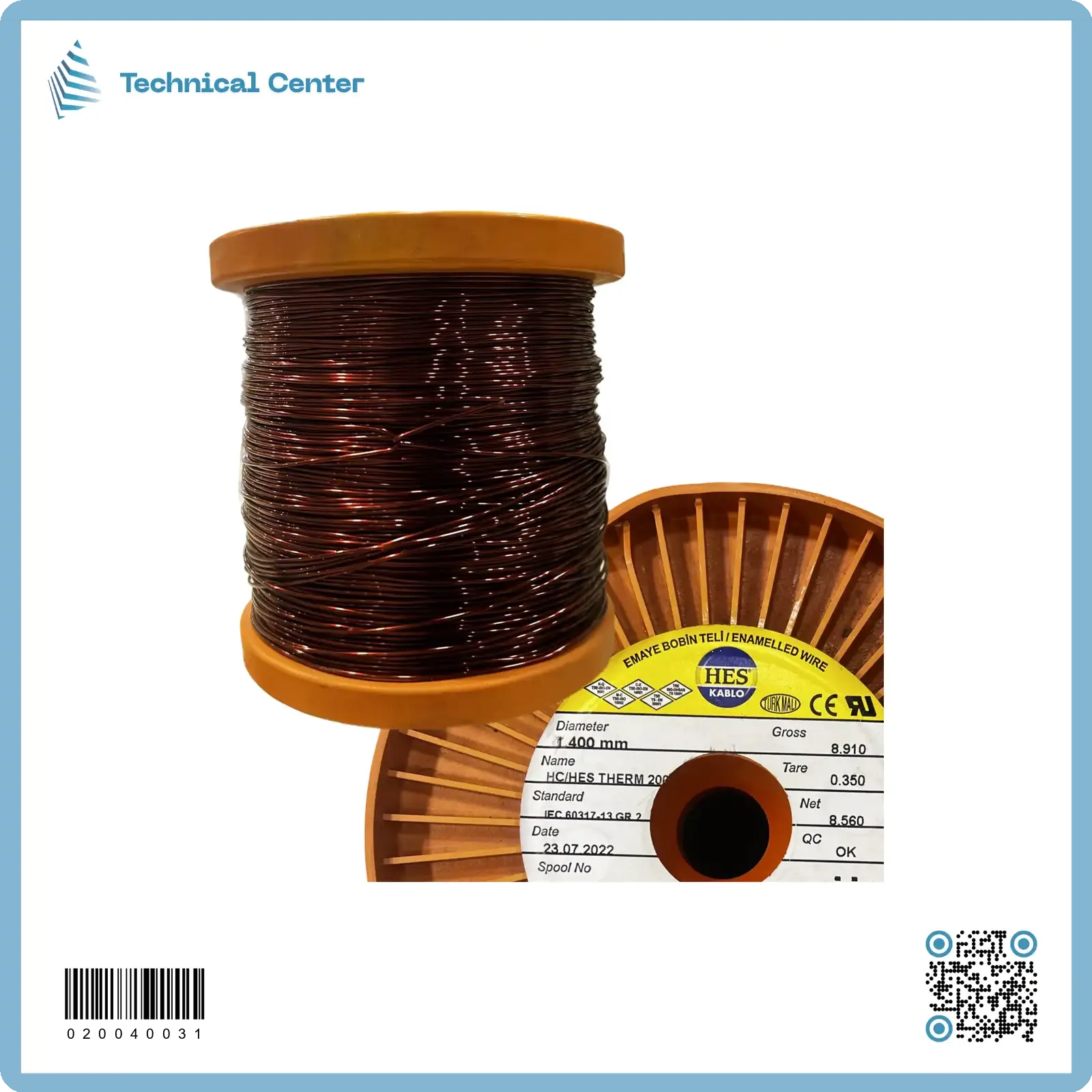 سلك نحاس مورنش (كيج 17 = 1.40mm)