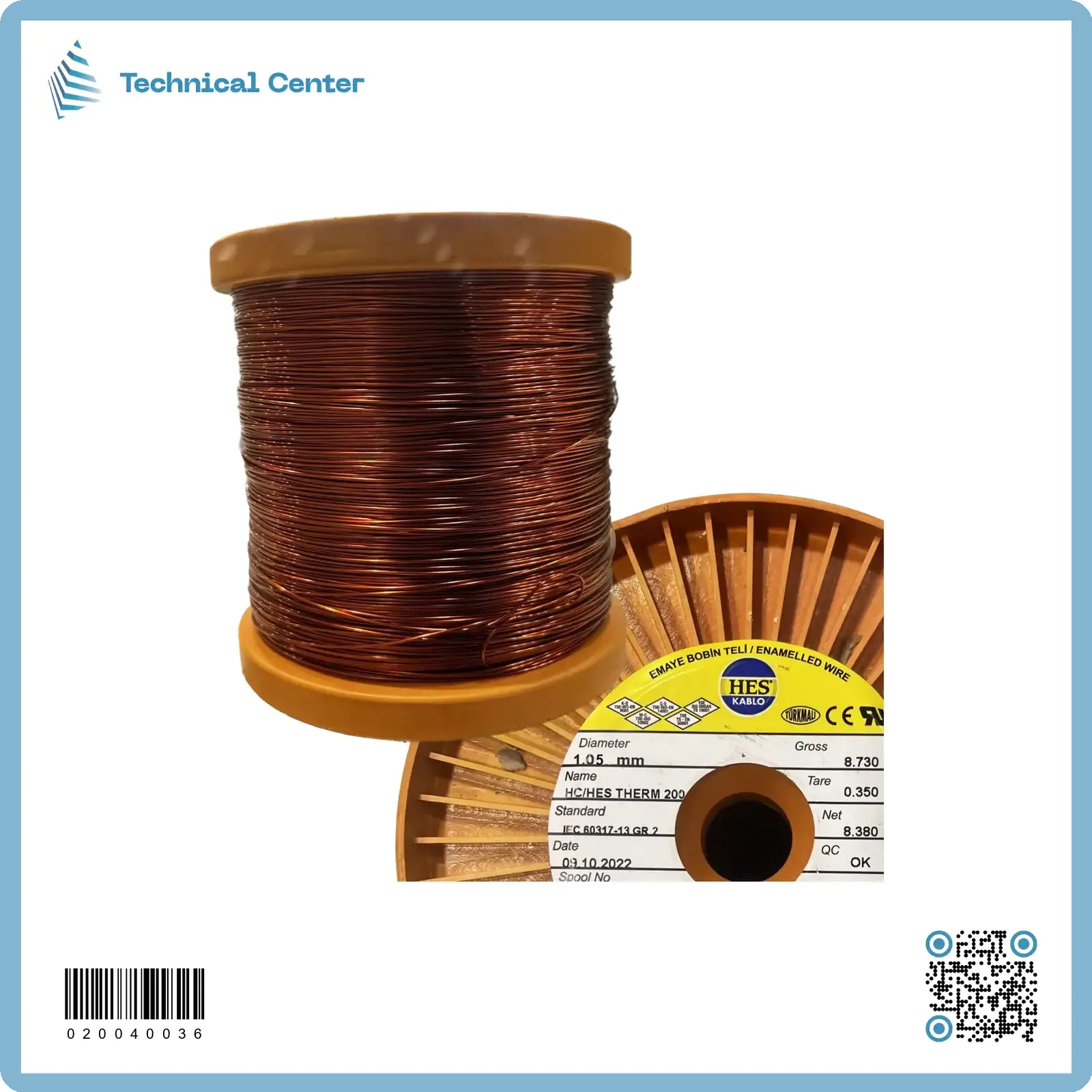 سلك نحاس مورنش (كيج 18.75 = 1.05mm)