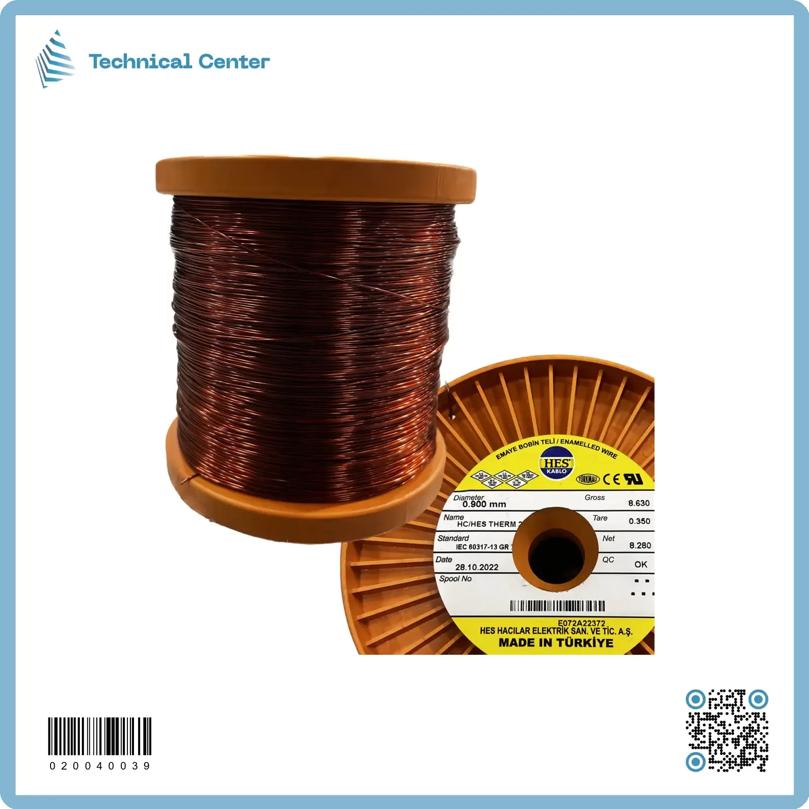 سلك نحاس مورنش (كيج 20= 0.90mm)