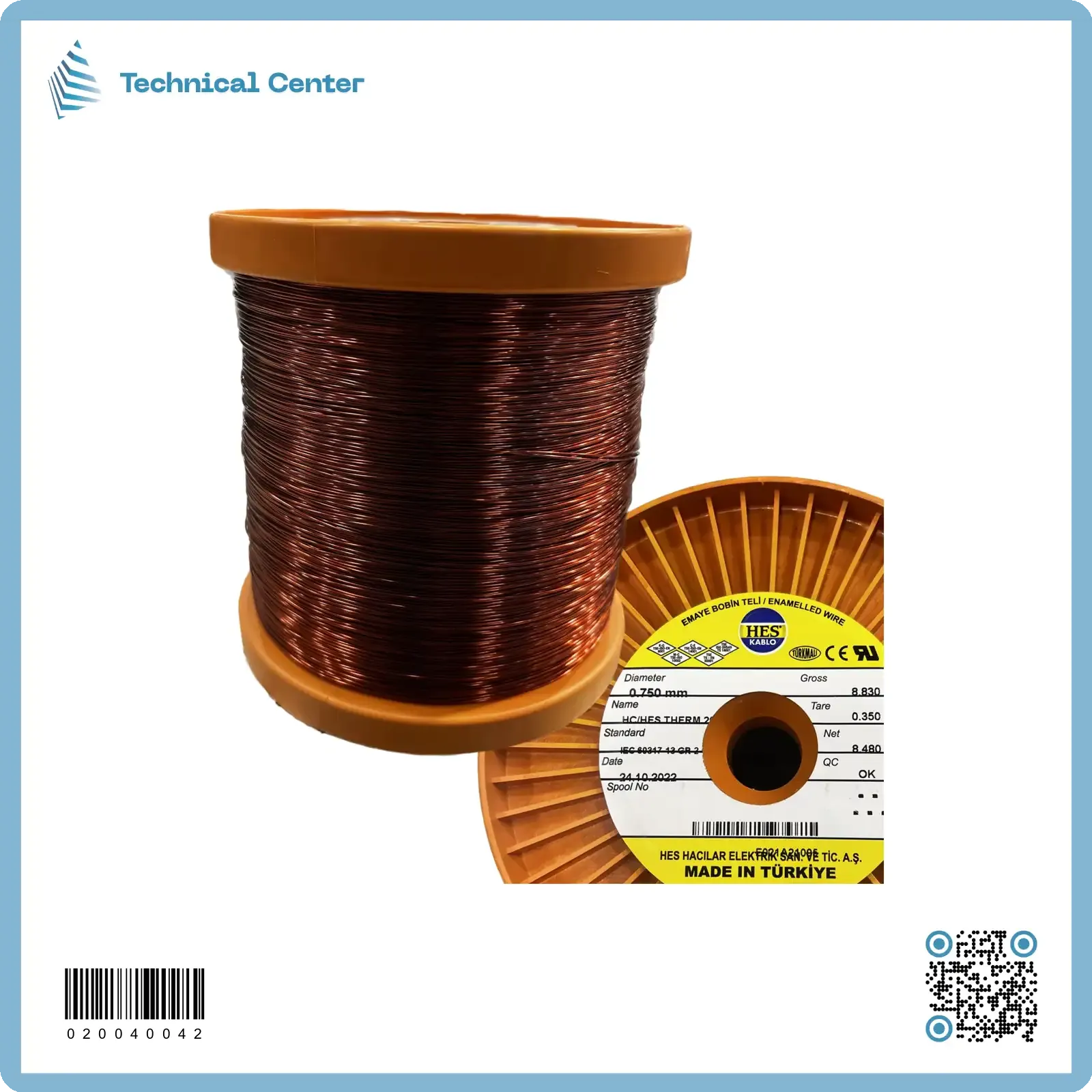 سلك نحاس مورنش (كيج 21.5 = 0.75mm)