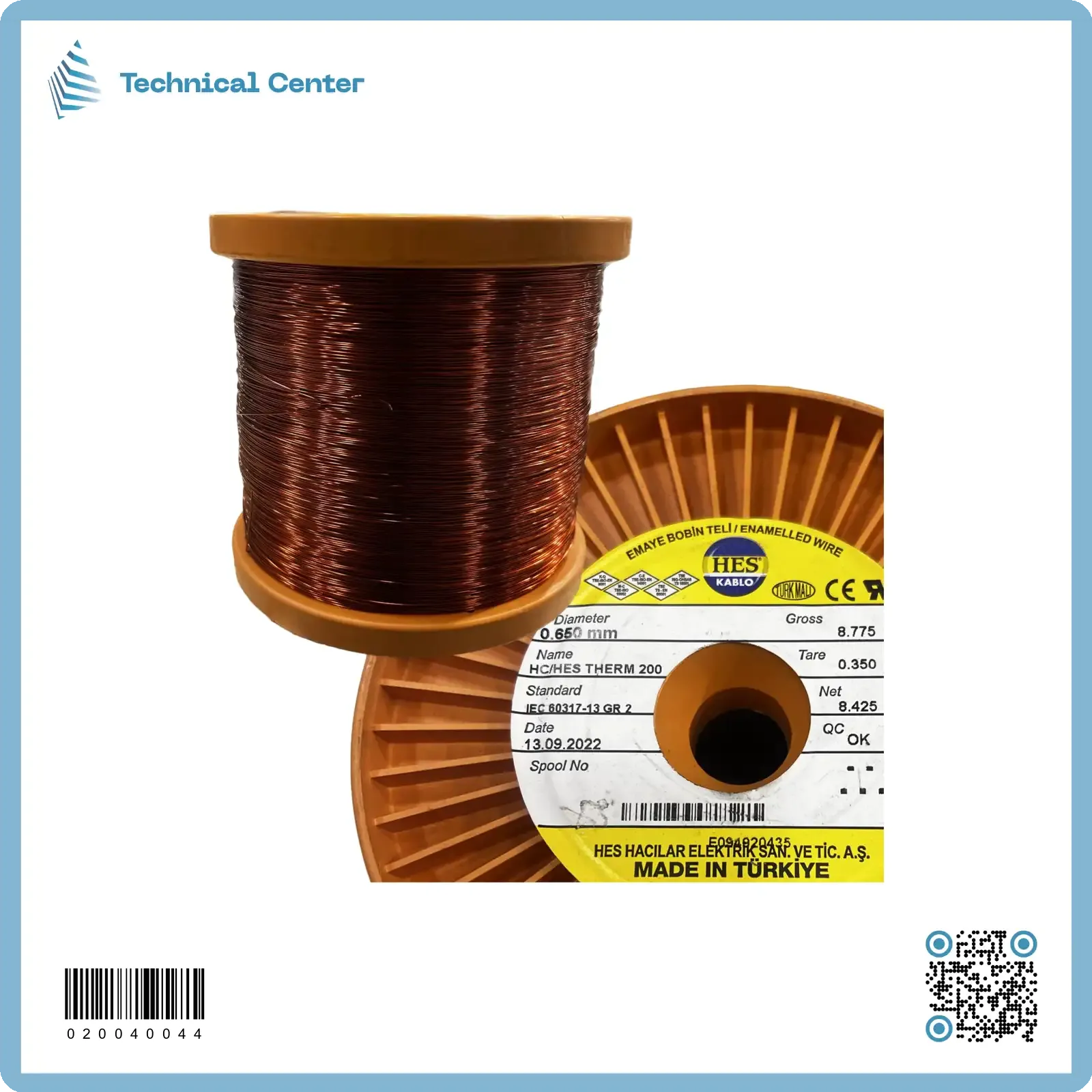 سلك نحاس مورنش (كيج 22.5 = 0.65mm)