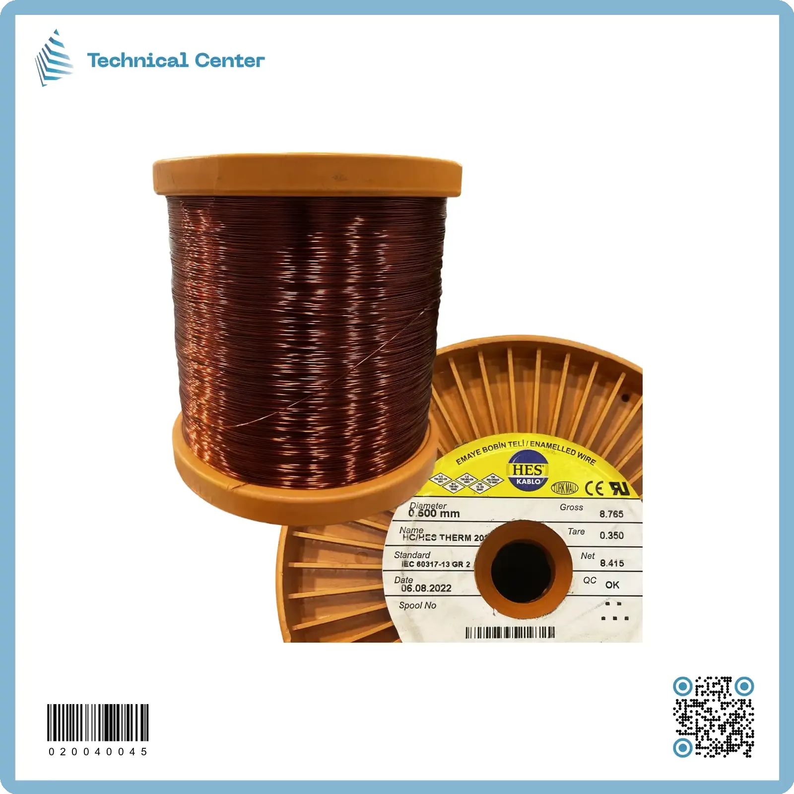 سلك نحاس مورنش (كيج 23 = 0.60mm)