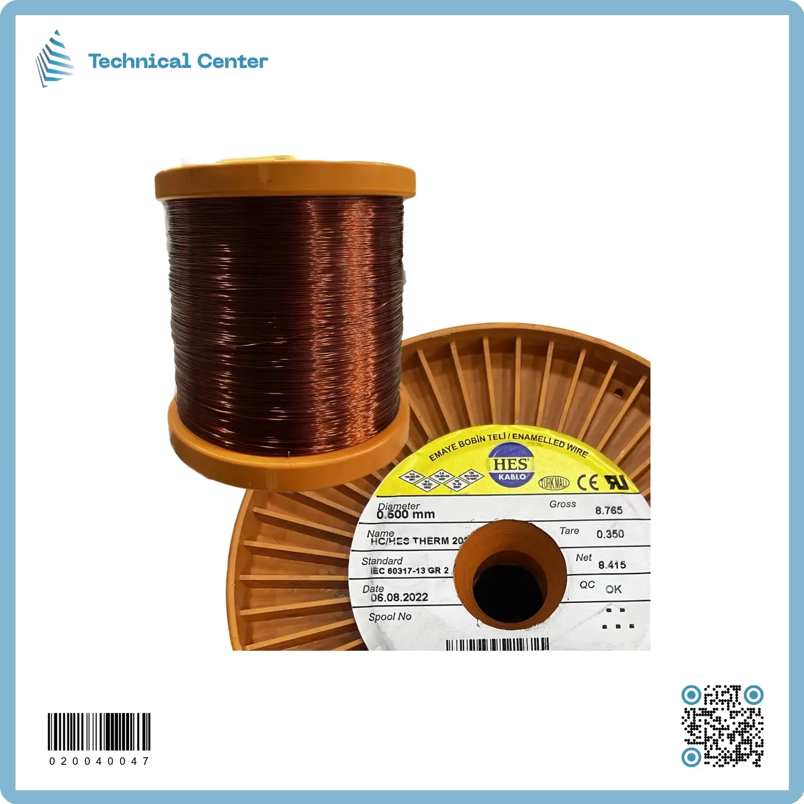 سلك نحاس مورنش (كيج 25 = 0.50mm)