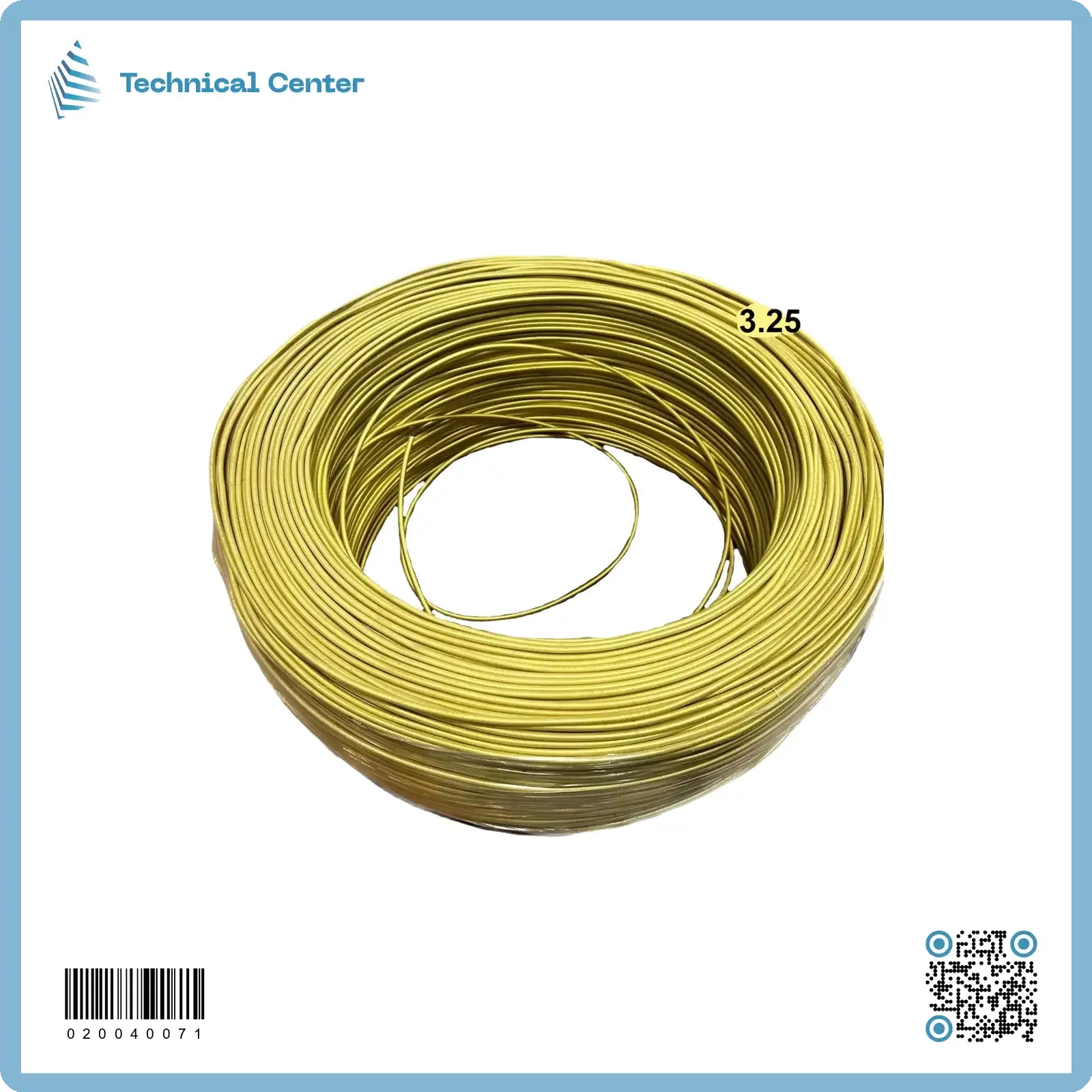 سلك المنيوم فايبركلاس (كيج 10.0 = 3.25mm)