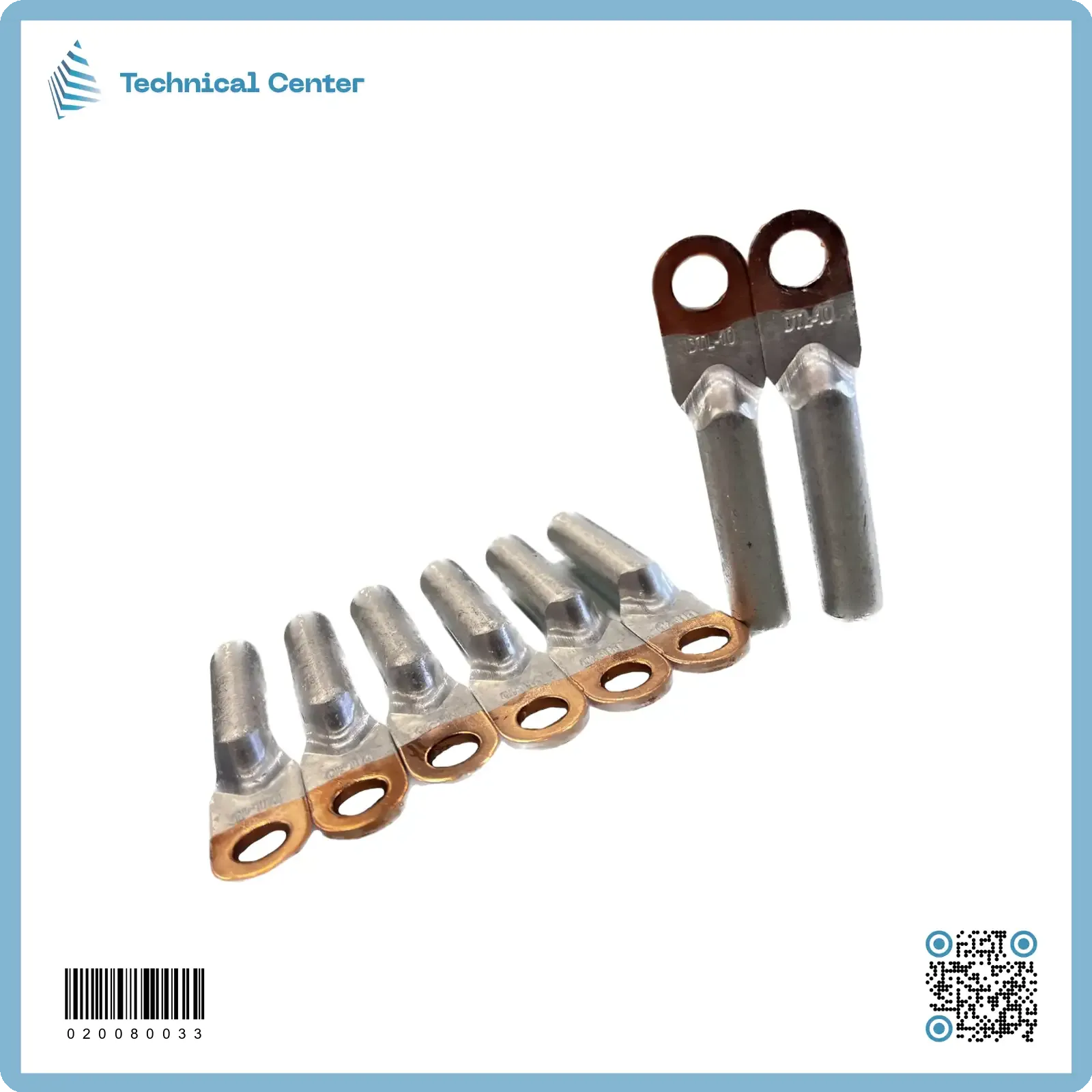 ترمنل نهائي (Al-cu) 10ملم2 - حلقة00ملم