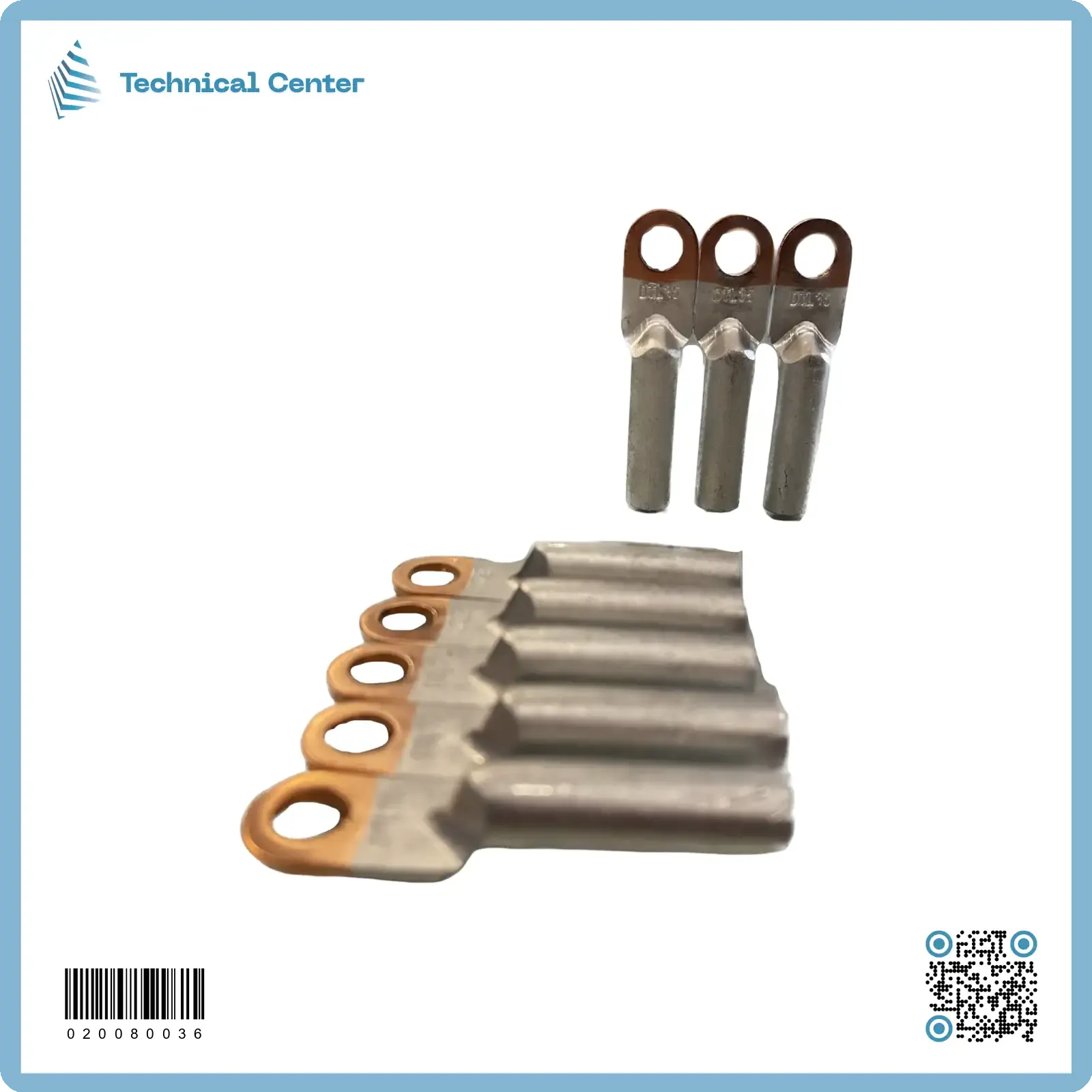 ترمنل نهائي (Al-cu) 35ملم2 - حلقة00ملم