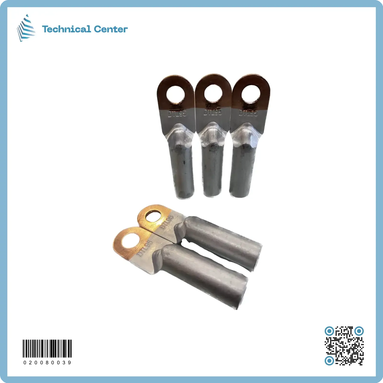 ترمنل نهائي (Al-cu) 95ملم2 - حلقة00ملم