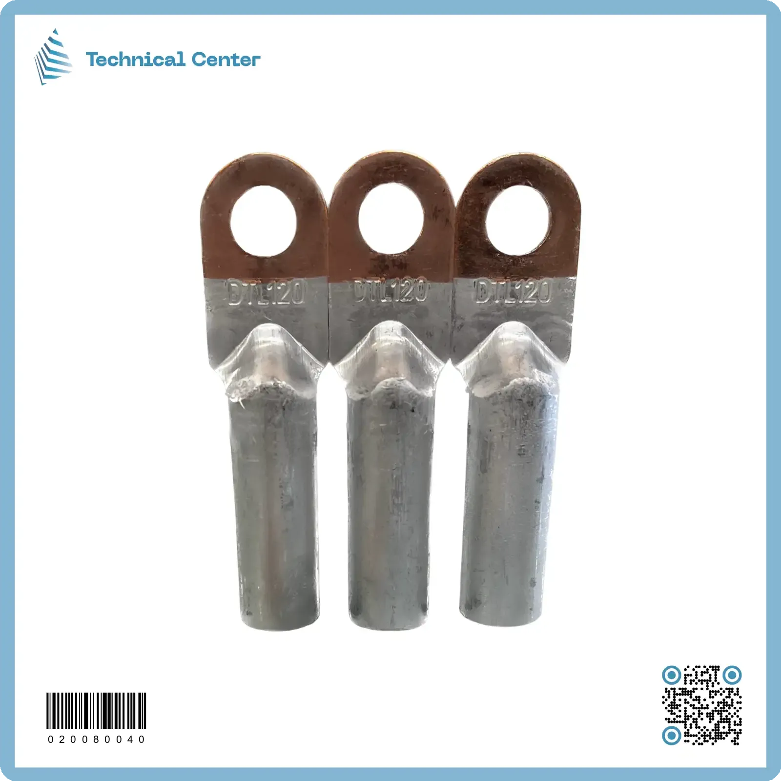 ترمنل نهائي (Al-cu) 120ملم2 - حلقة00ملم