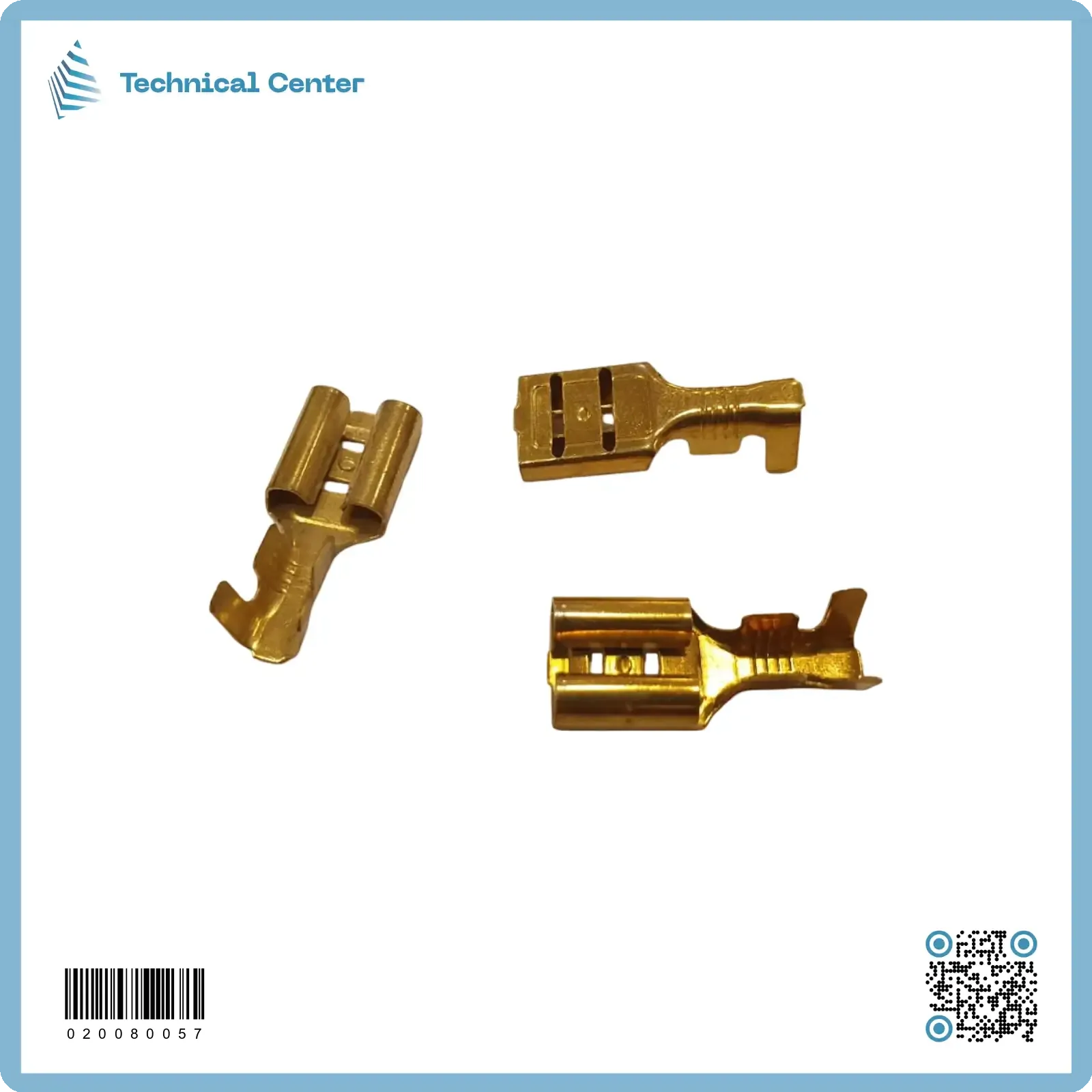 تيرمنل انثى شكخ براص (100mm)