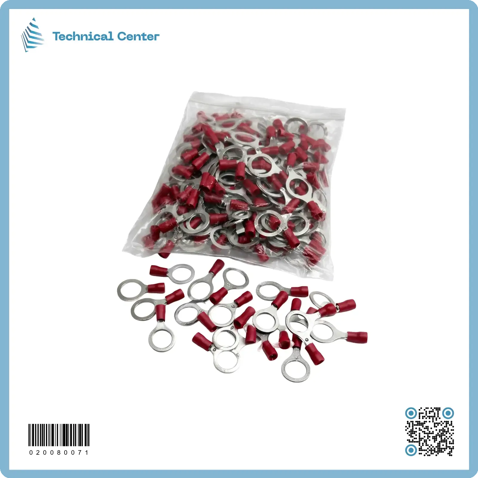 RV(1.25mm²-12.0mm)تيرمنل حلقي ملون