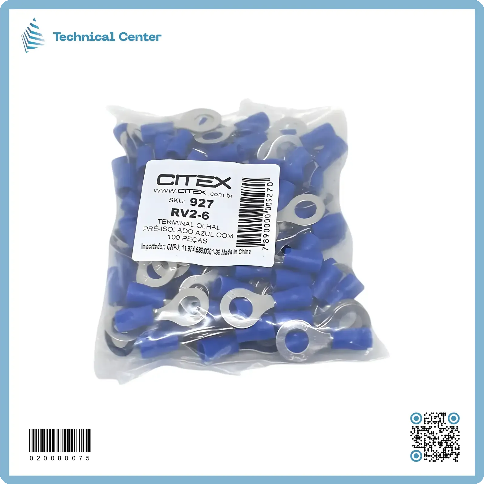 RV(2.0mm²-6.0mm)تيرمنل حلقي ملون