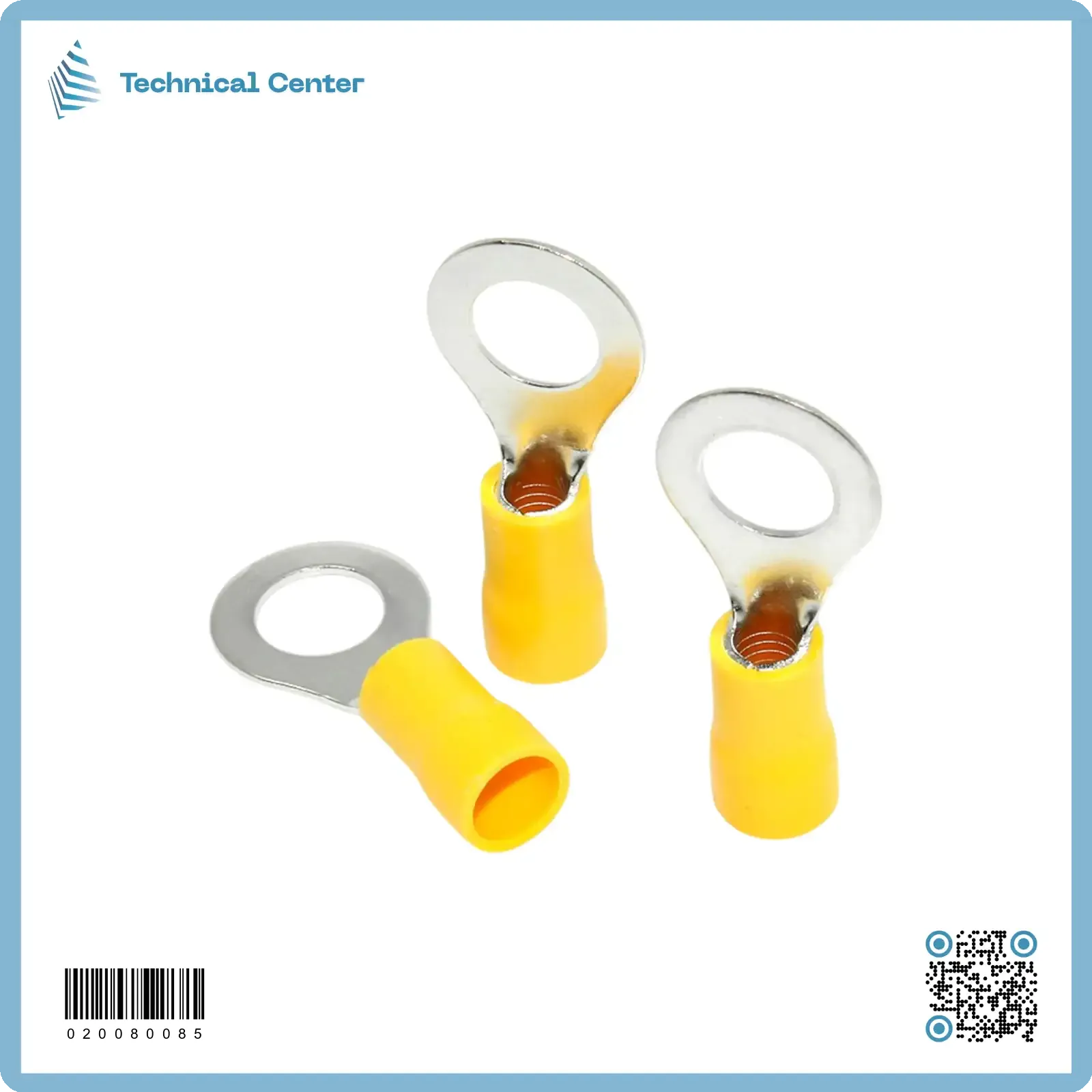 RV(5.5mm²-8.0mm)تيرمنل حلقي ملون