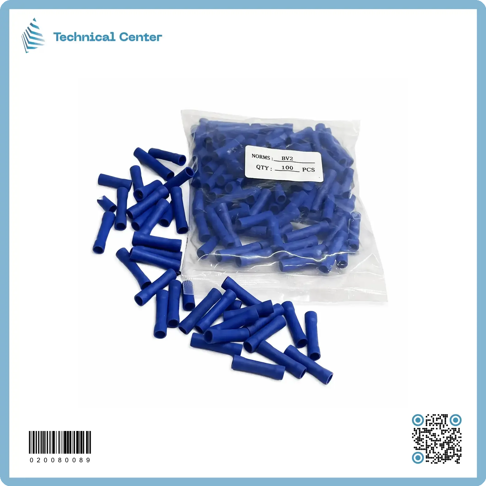 BV(2.0mm²)تيرمنل وسطي ملون