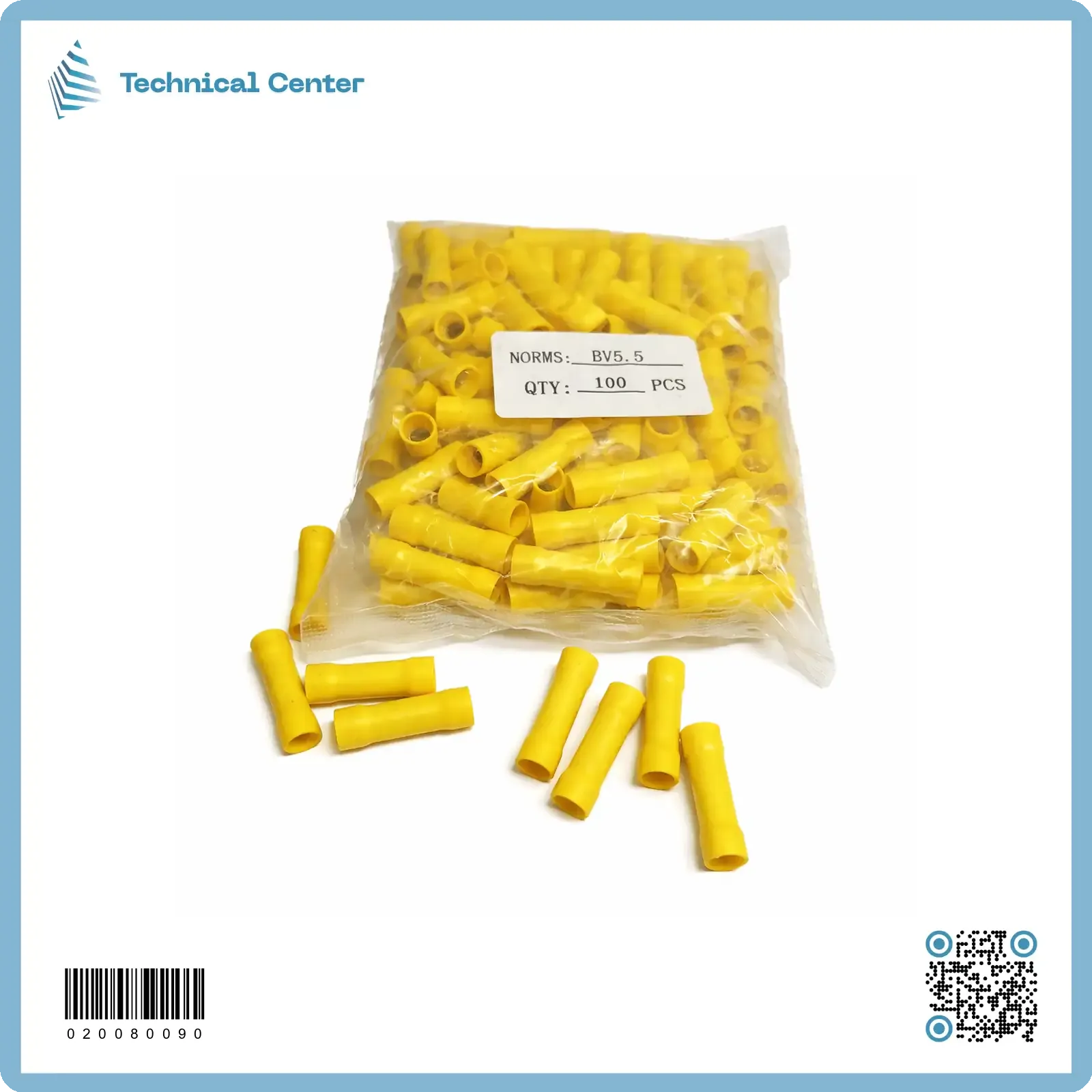 BV(5.5mm²)تيرمنل وسطي ملون