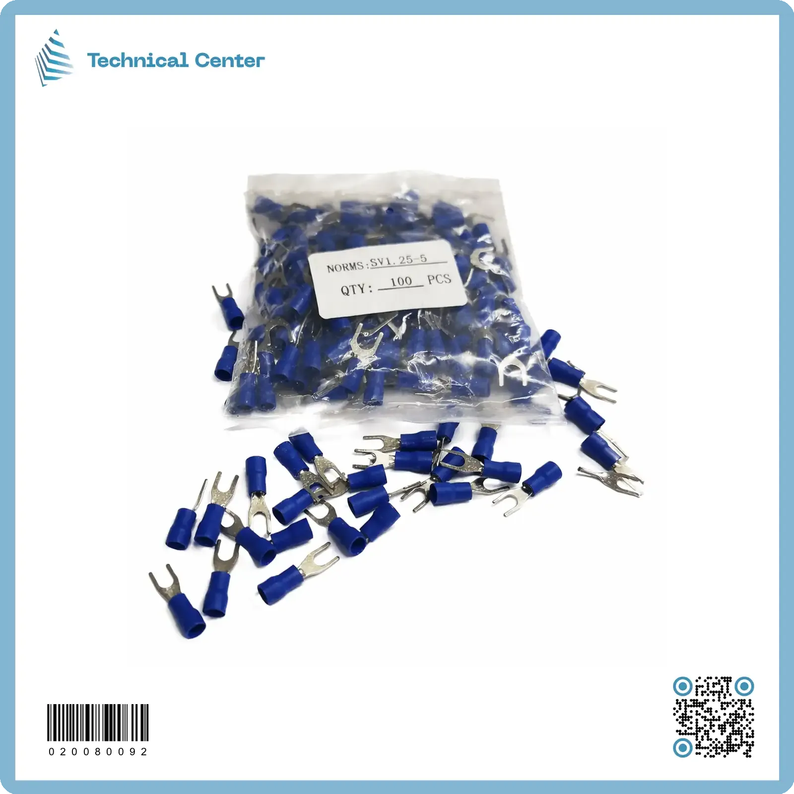 SV(1.25mm²-5.0mm)تيرمنل هلالي ملون