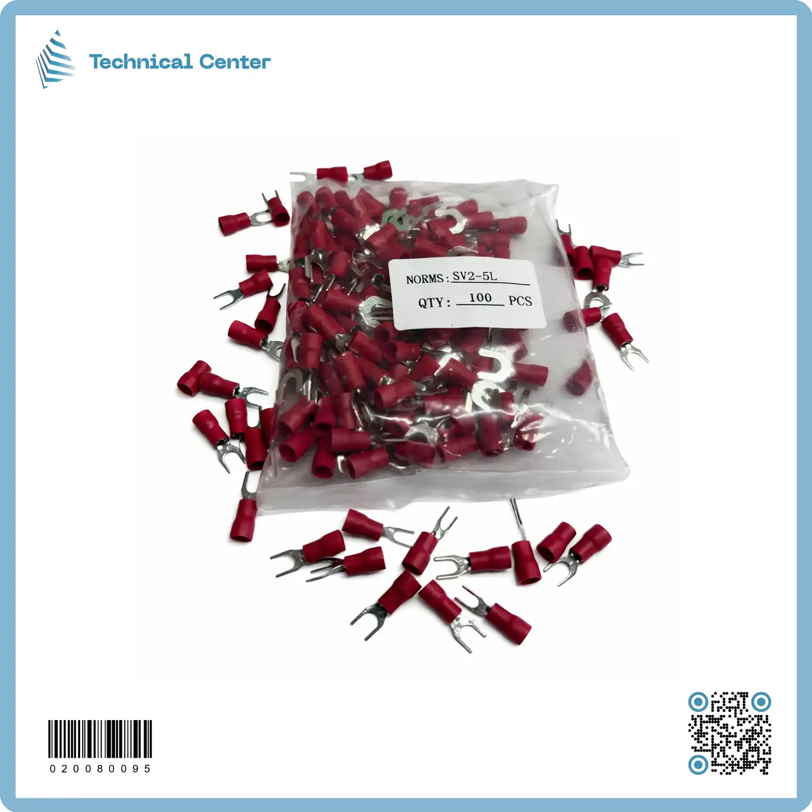 SV(2.0mm²-5.0mm)تيرمنل هلالي ملون