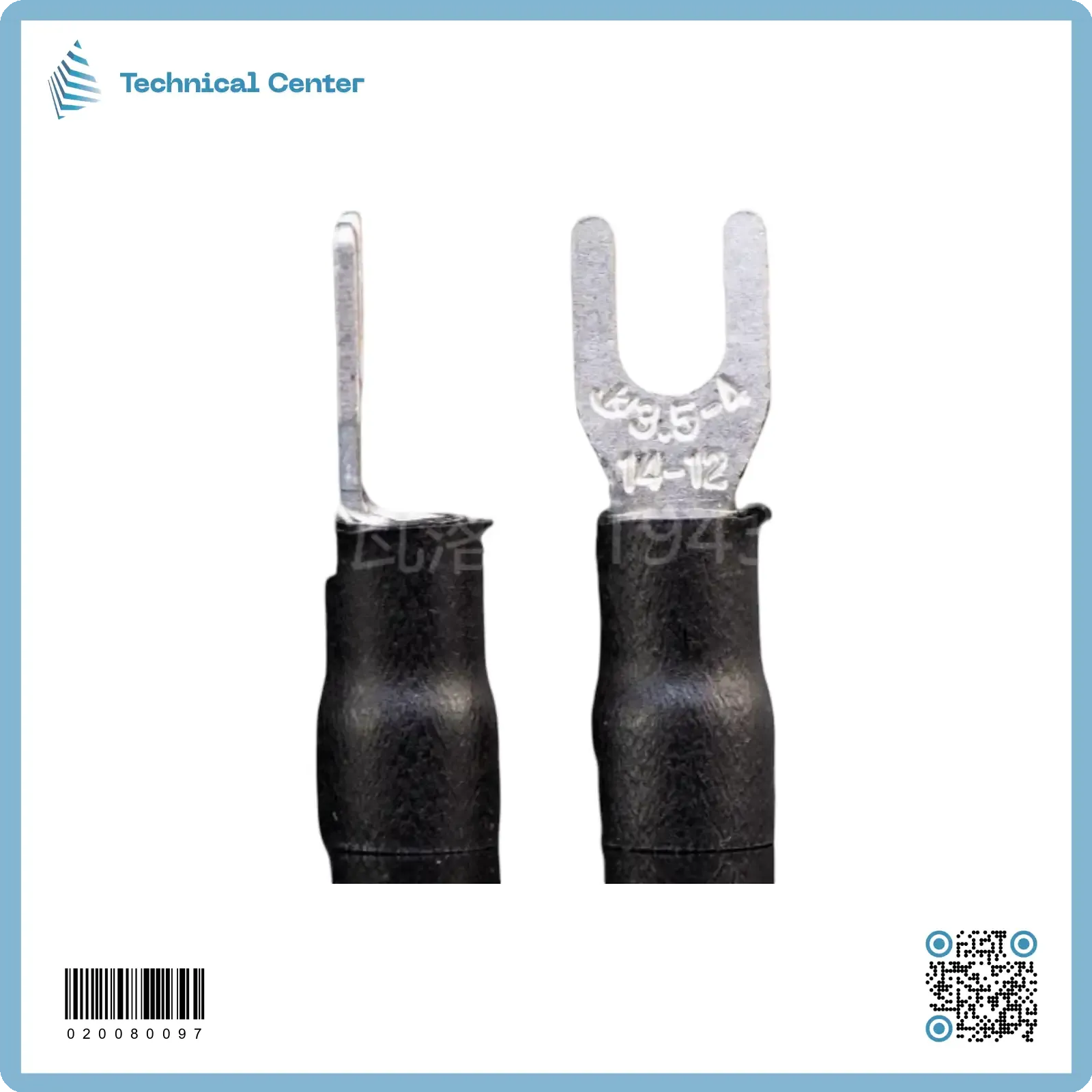 SV(3.5mm²-4.0mm)تيرمنل هلالي ملون