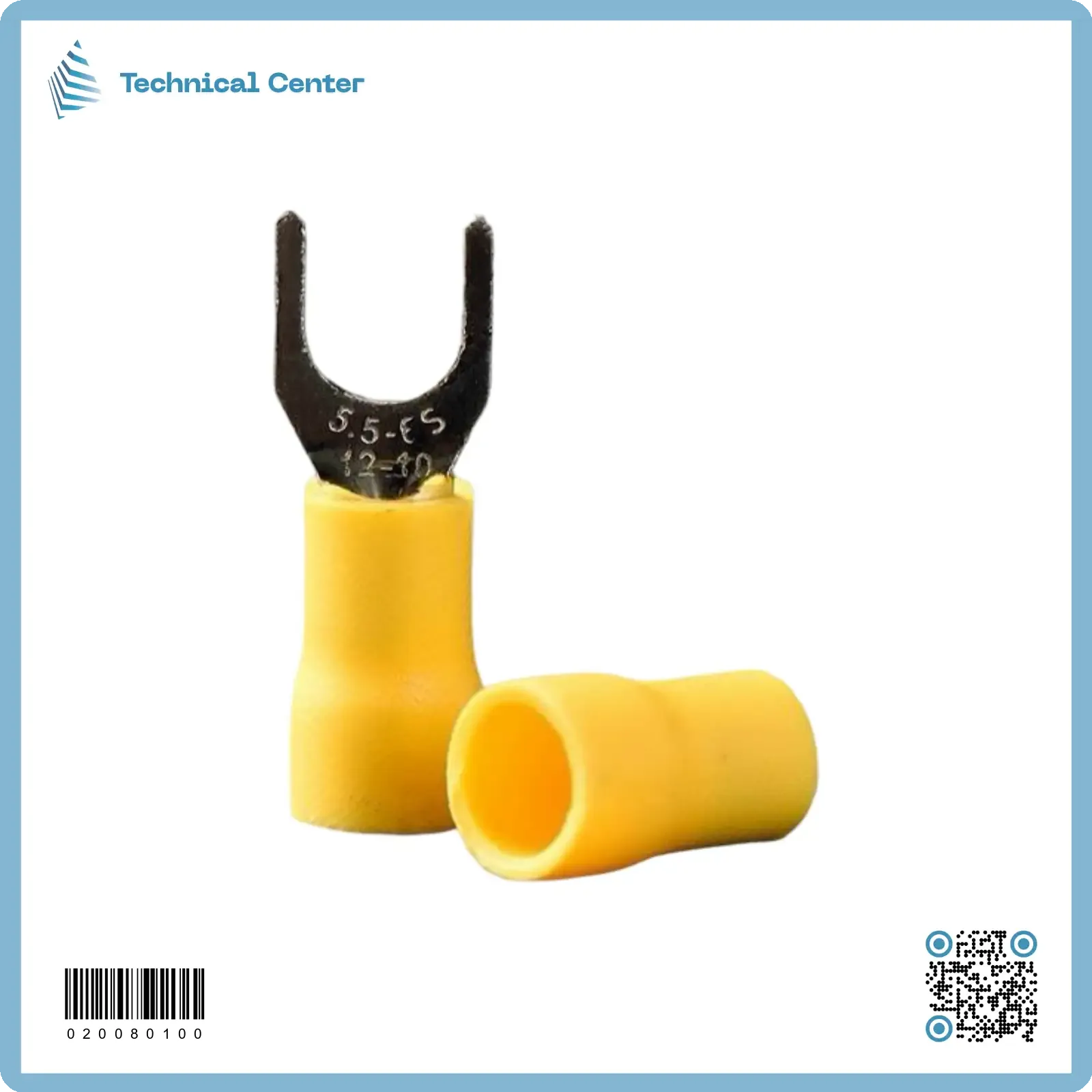 SV(5.5mm²-6.0mm)تيرمنل هلالي ملون