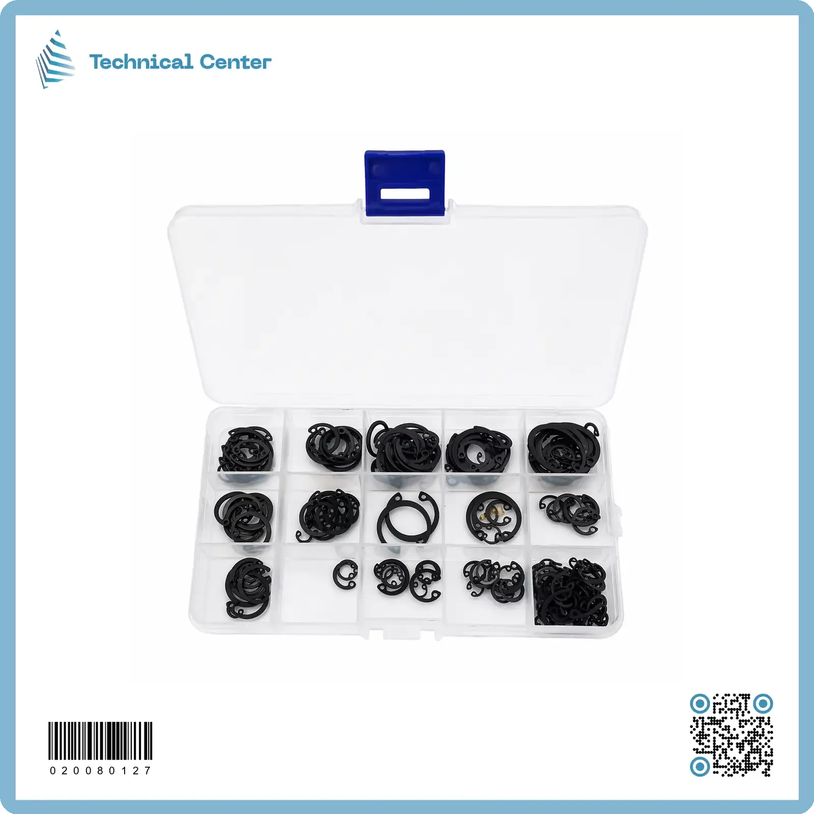 (5mm-22mm)(180 قطعة)علبة رنك