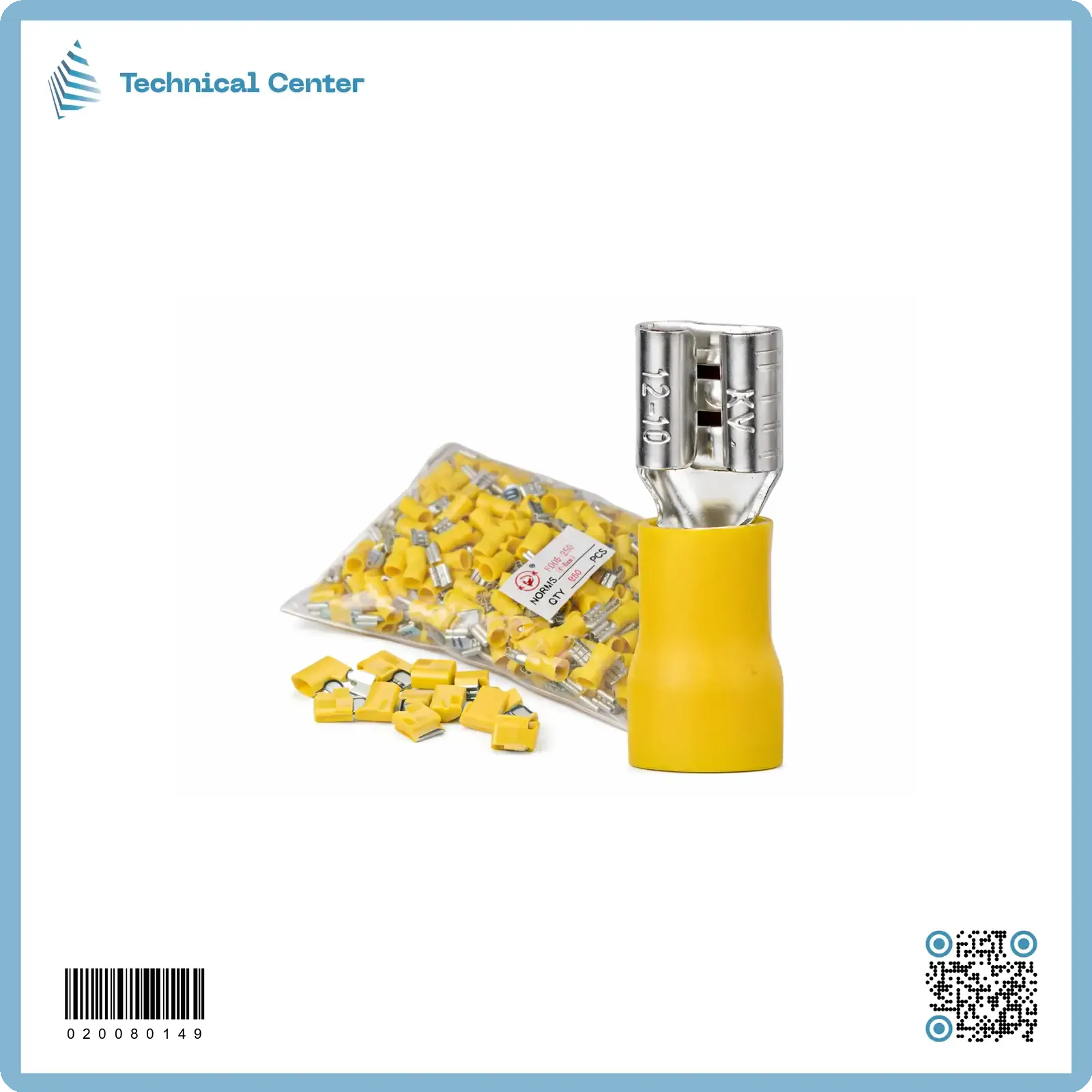 تيرمنل انثى شكخ ملونFDD5.5-250(6.3mm)