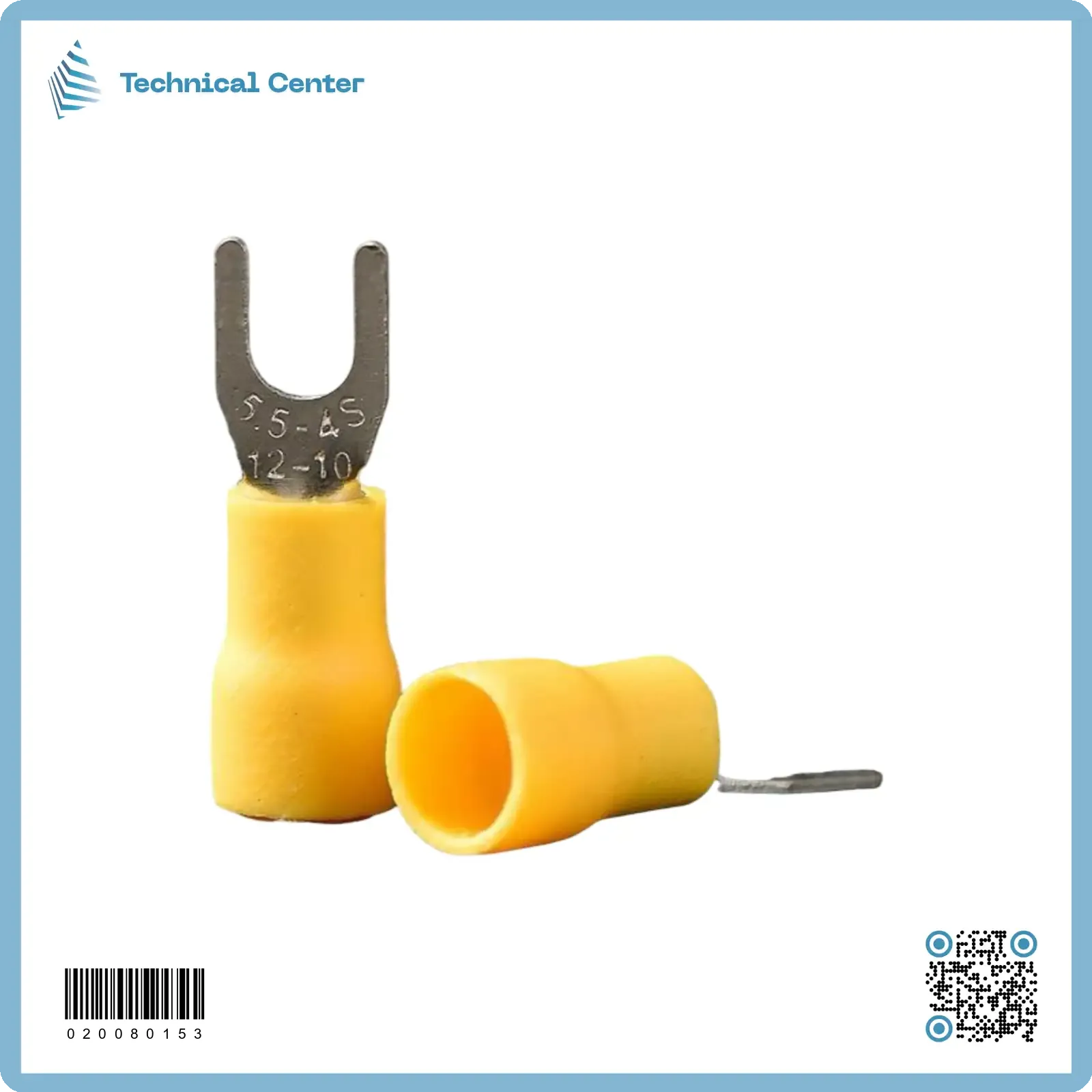SV(5.5mm²-4.0mm)تيرمنل هلالي ملون