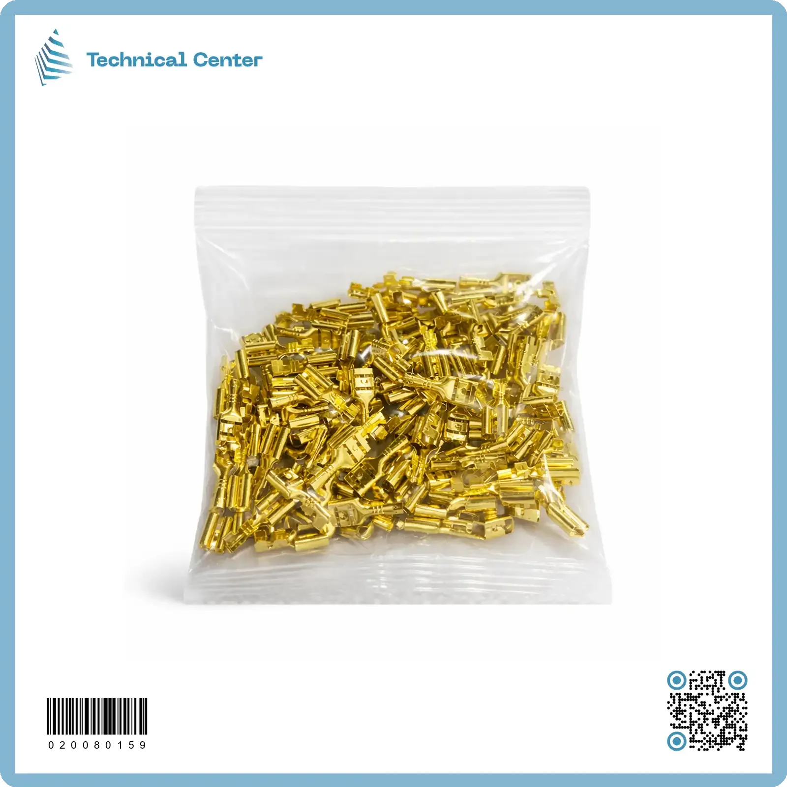 تيرمنل معدني انثى اصفر (4.8mm)