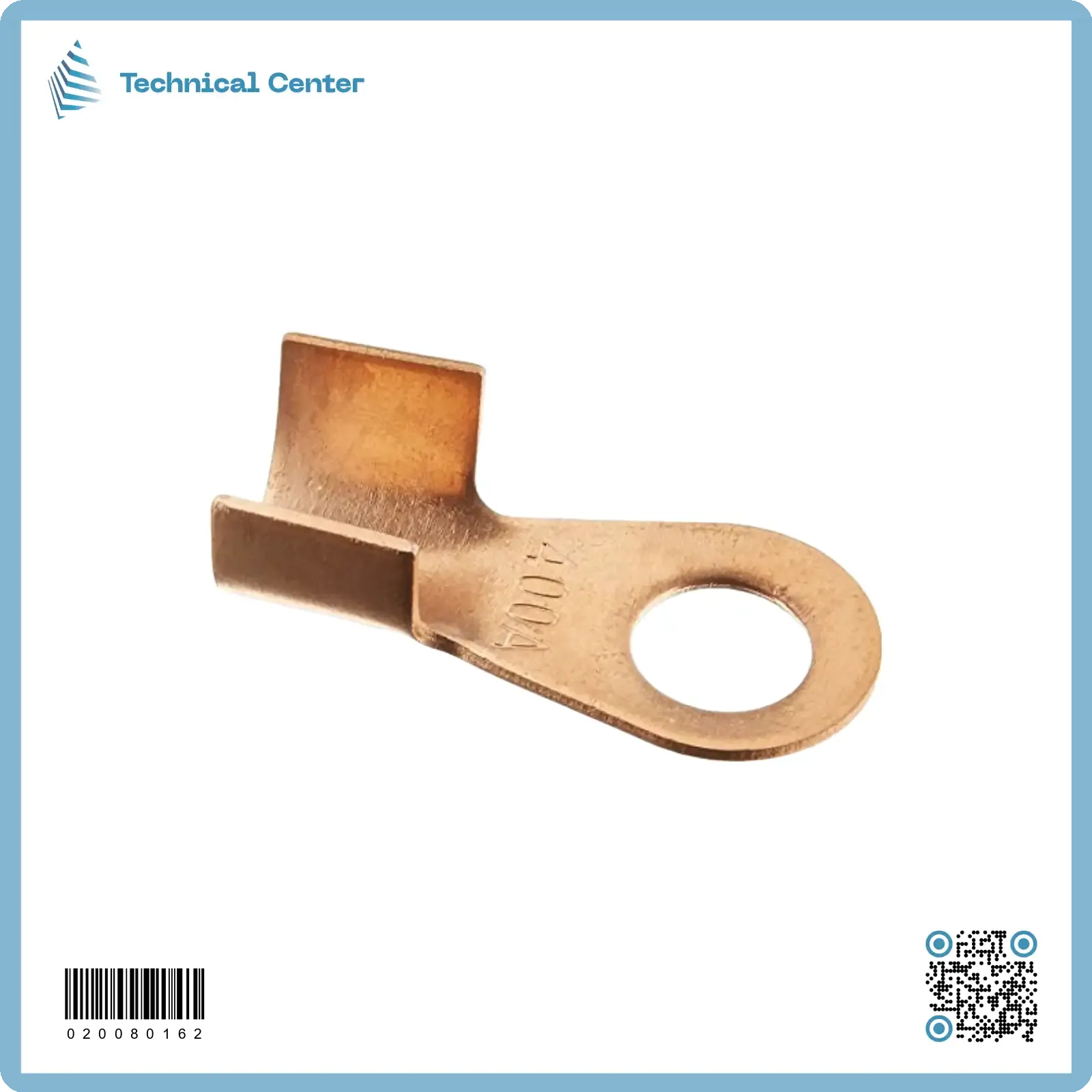 ترمنل نهائي نحاس احمر ( 400A - حلقة 14 ملم )