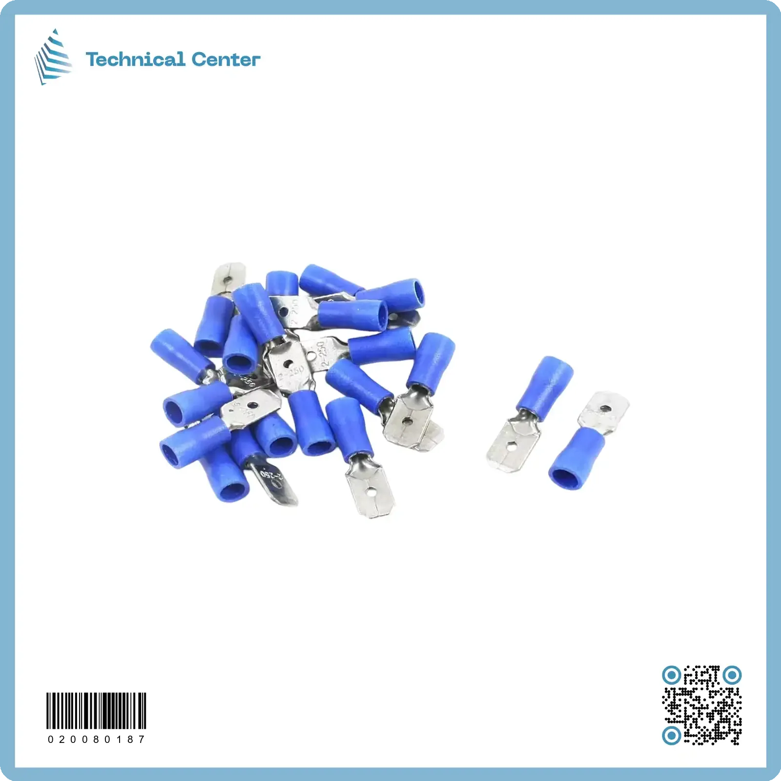 تيرمنل ذكر شكخ ملونMDD2-250(6mm)